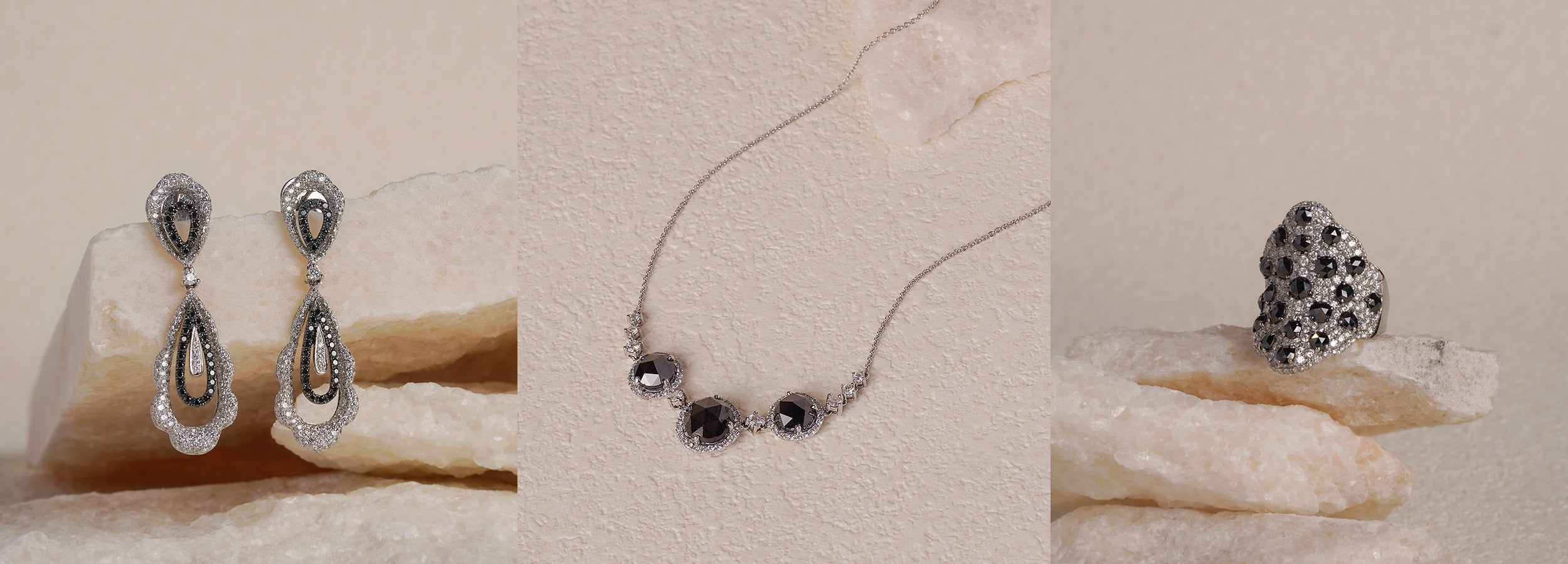 Symphony of Contrast: Discover the Allure of Black and White Diamonds