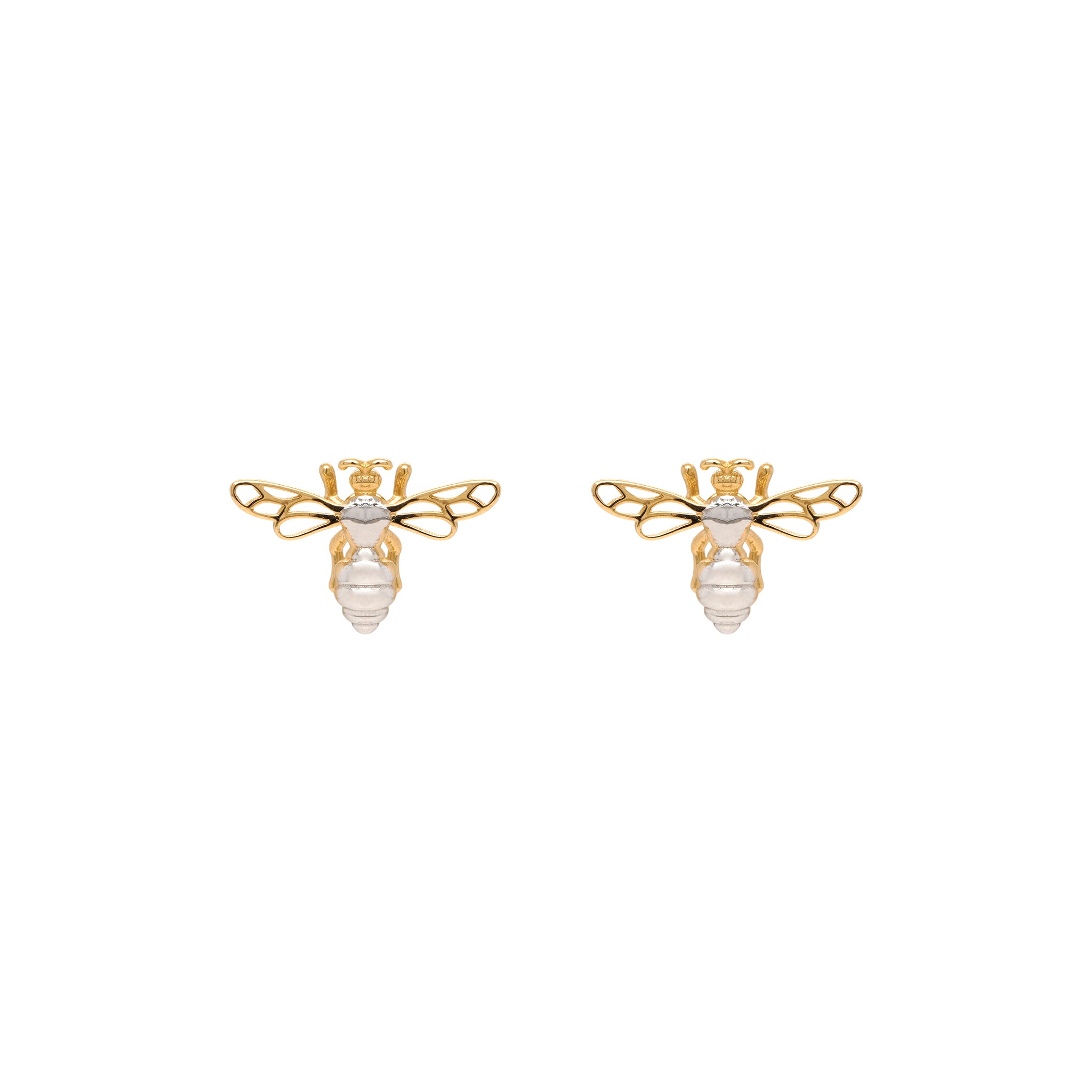 Golden Bee Studs