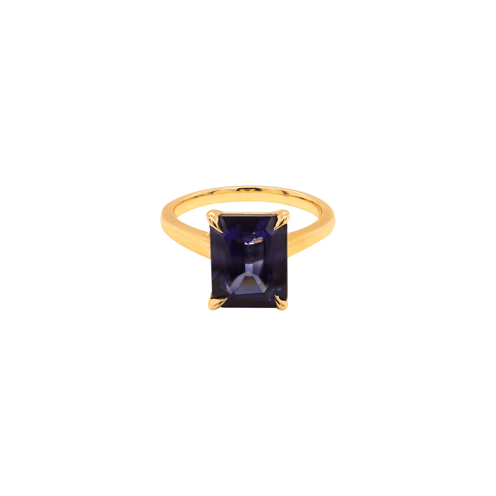 Blue Spinel Birthstone Ring