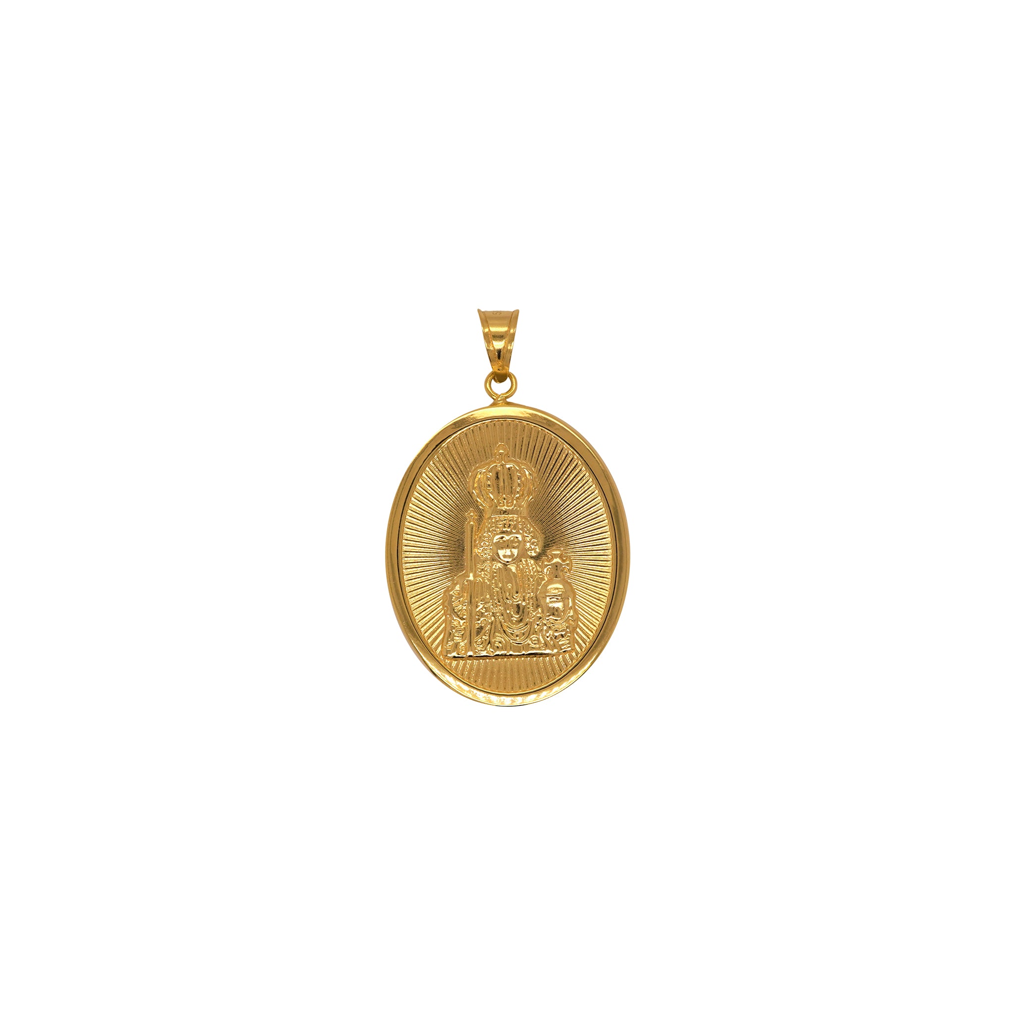 Our Mother of Perpetual Help and the Sto. Niño medal pendant