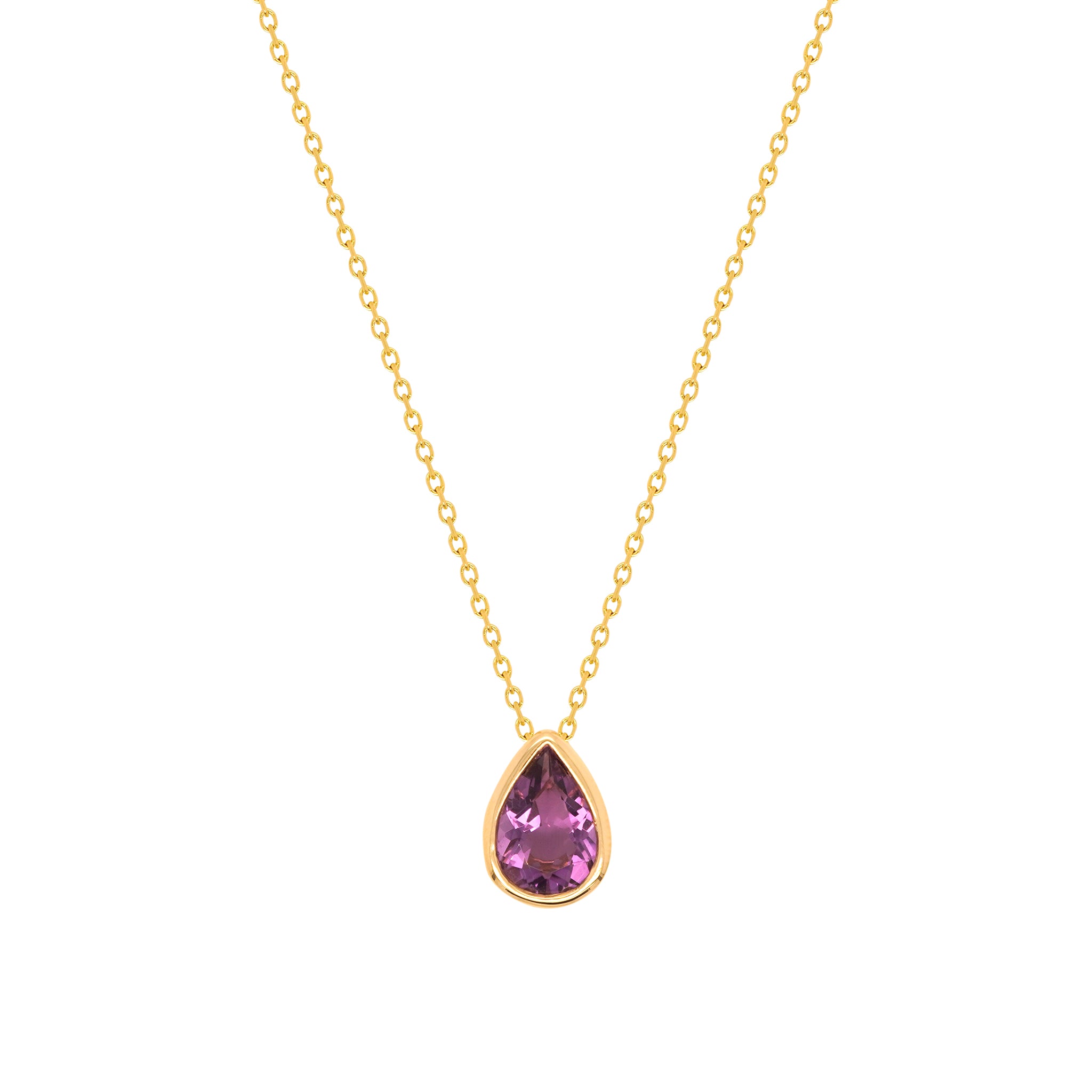Amethyst Birthstone Necklace