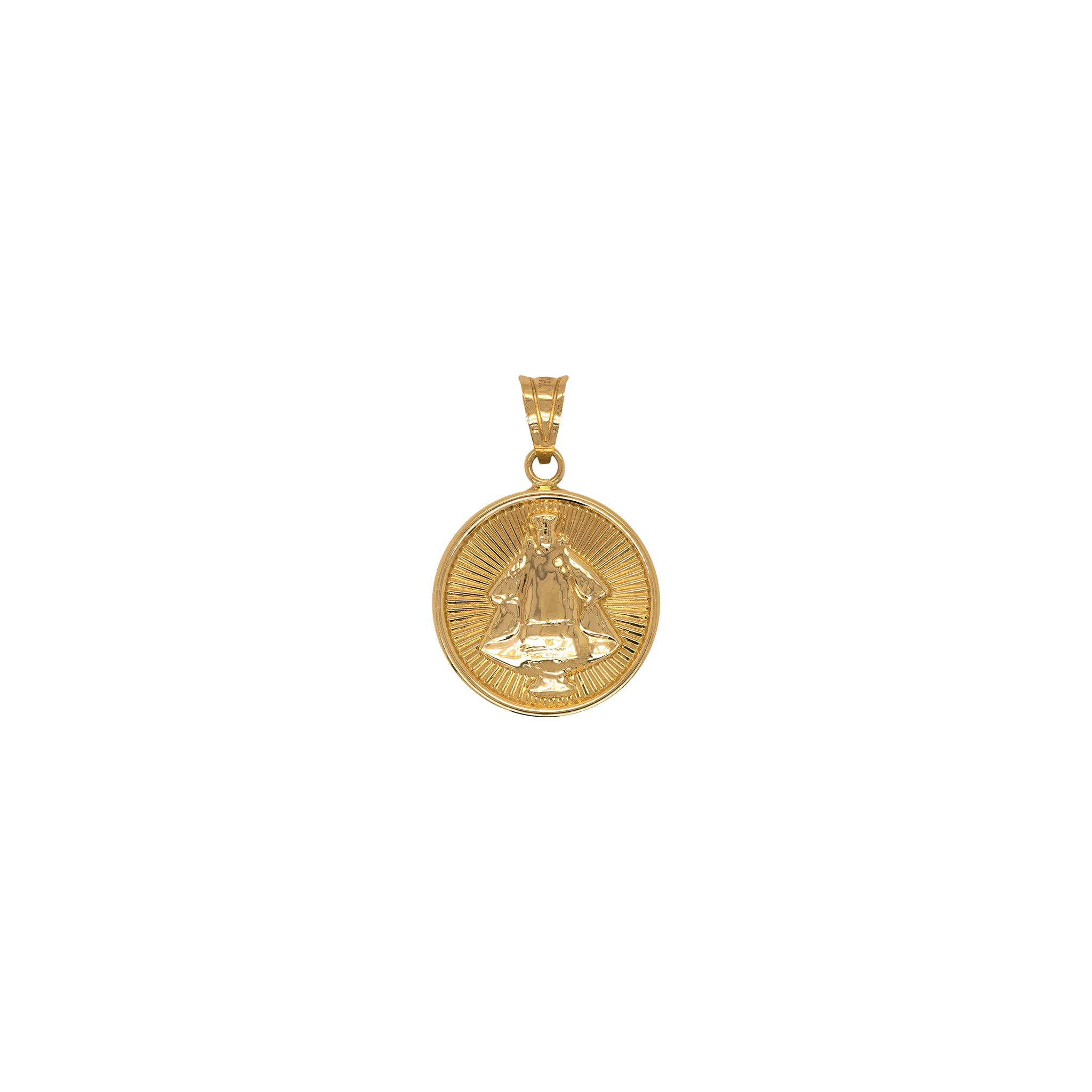 Holy Child and Sacred Heart Medal Pendant