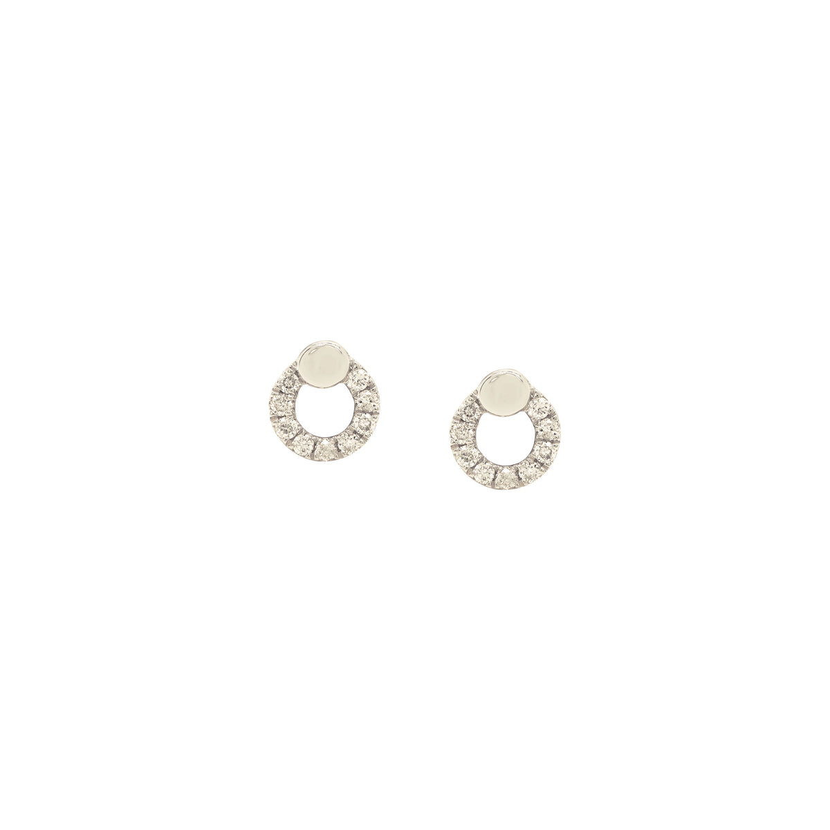 Circle Halo Studs