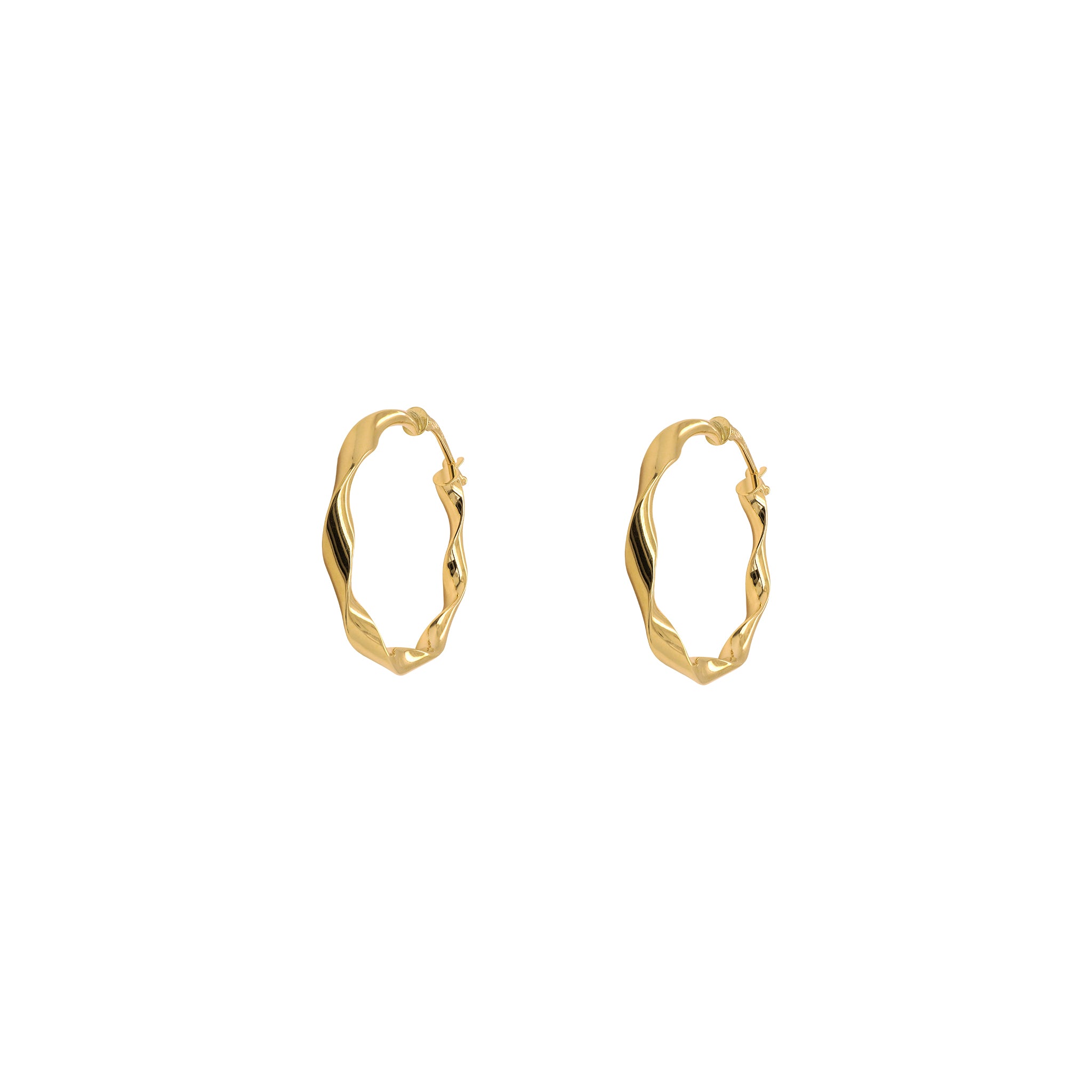 Aurélie Twisted Hoop Earrings