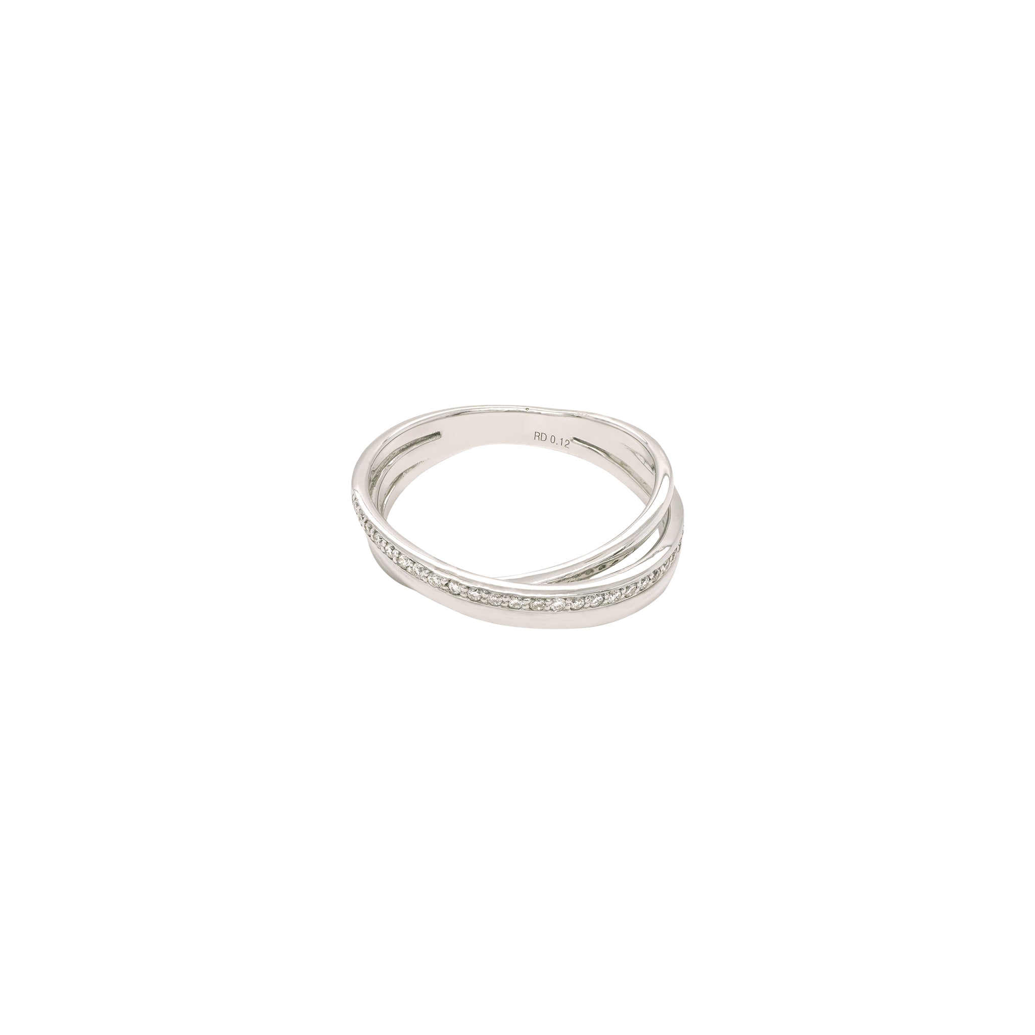 Entwined Diamond Ring