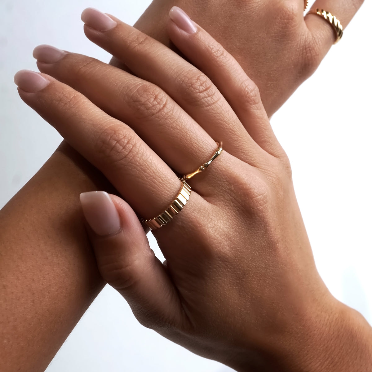 Bamboo Yellow Gold Ring