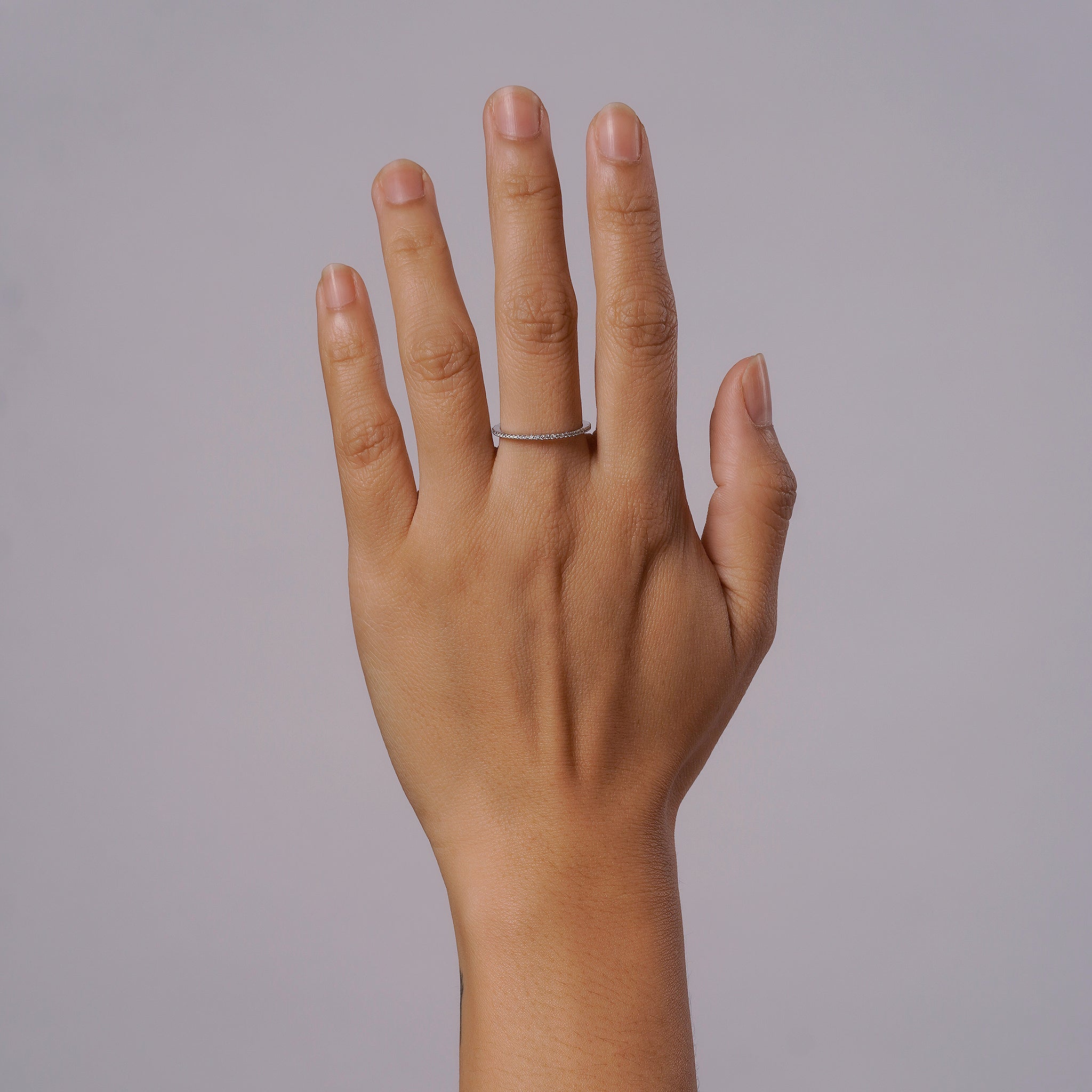 Thin Simple Diamond Eternity Ring