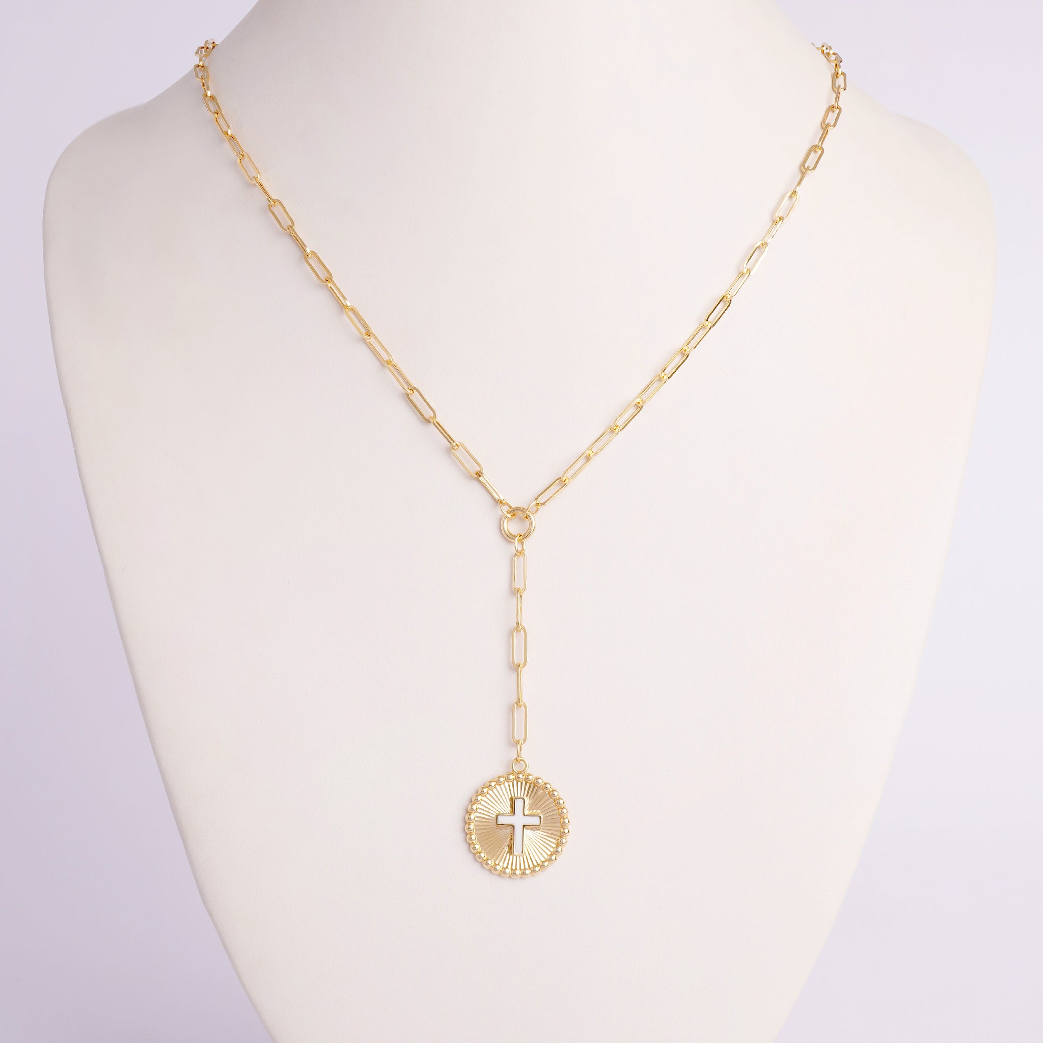 Plunge Necklace Cross