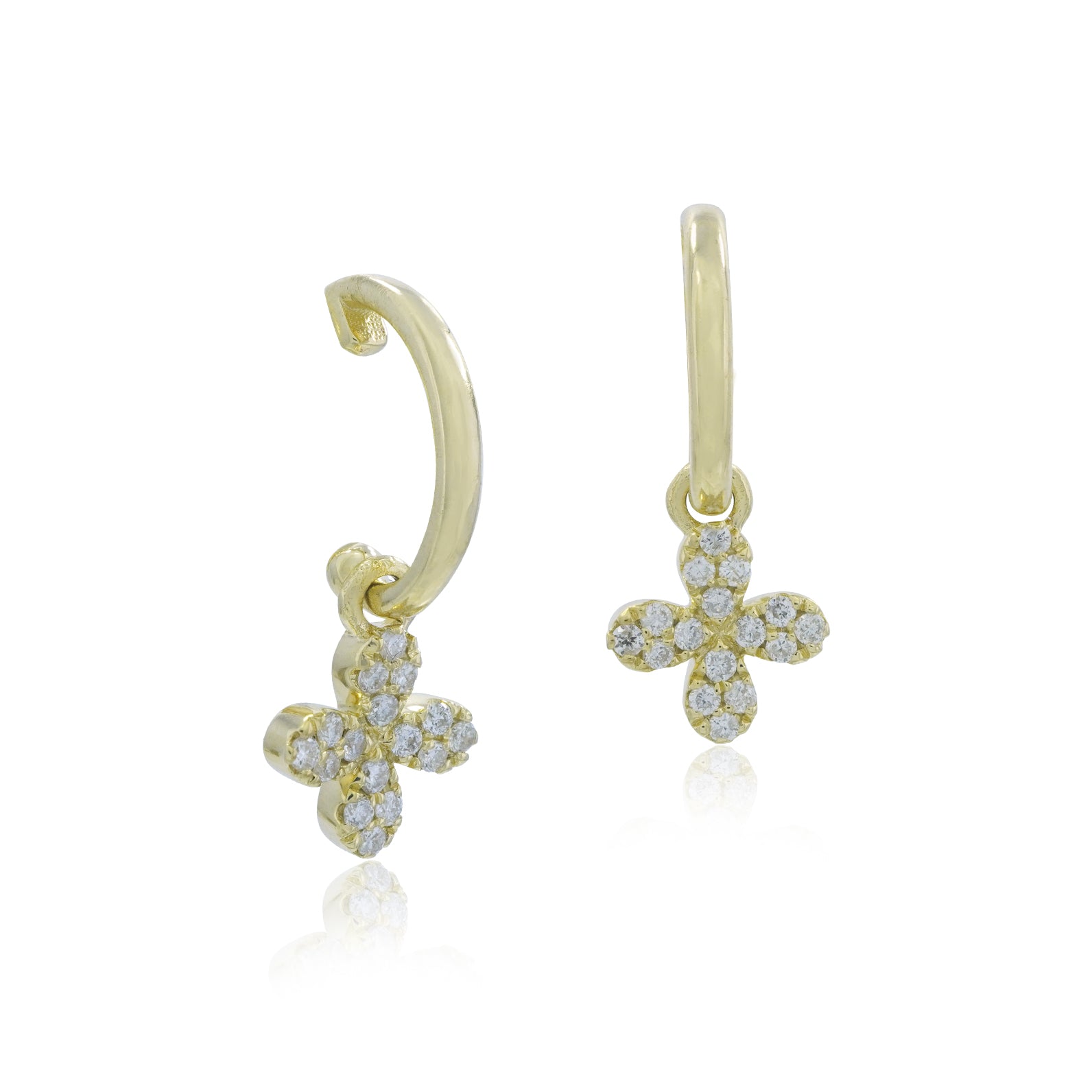 Golden Clover Earrings