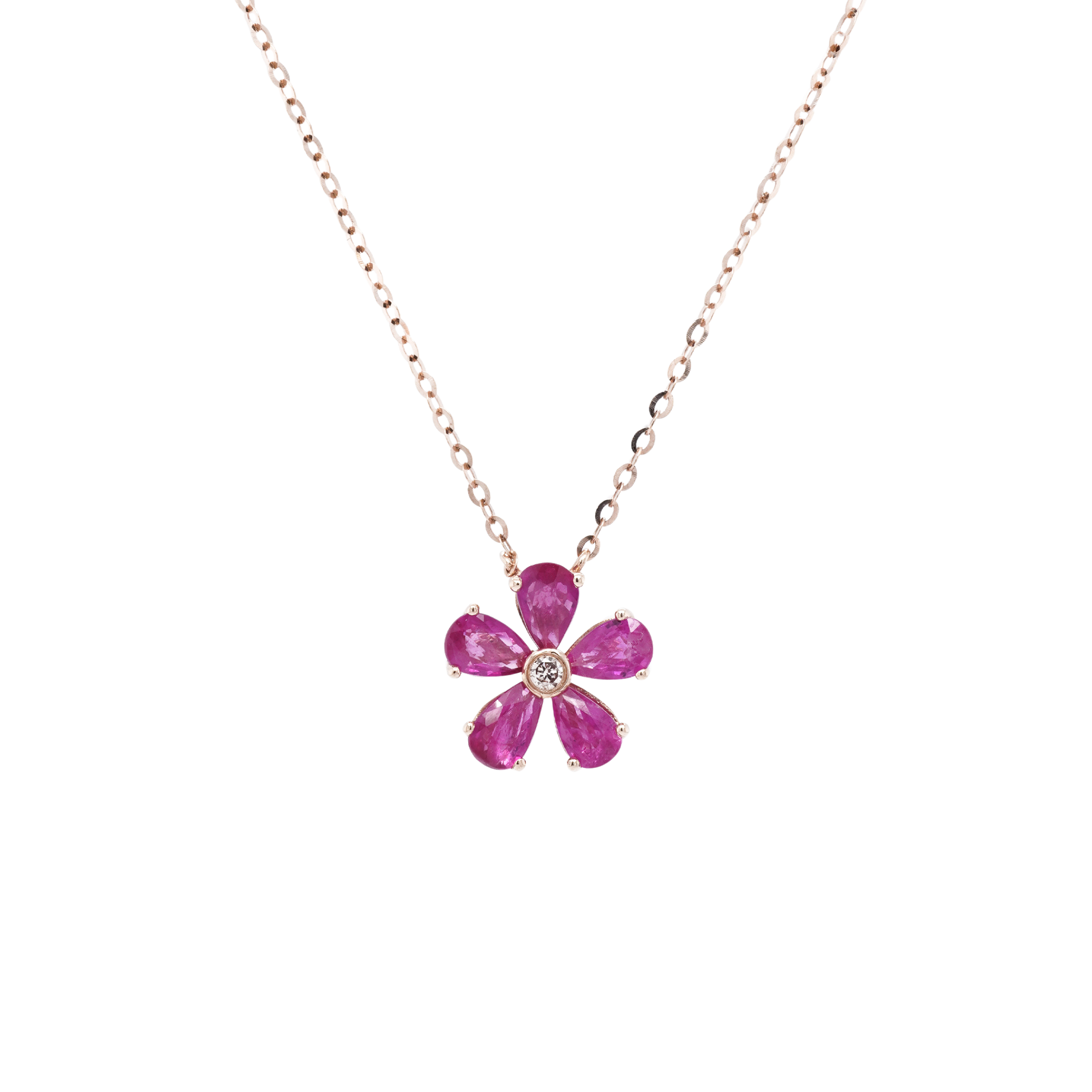 Bloom Ruby Necklace