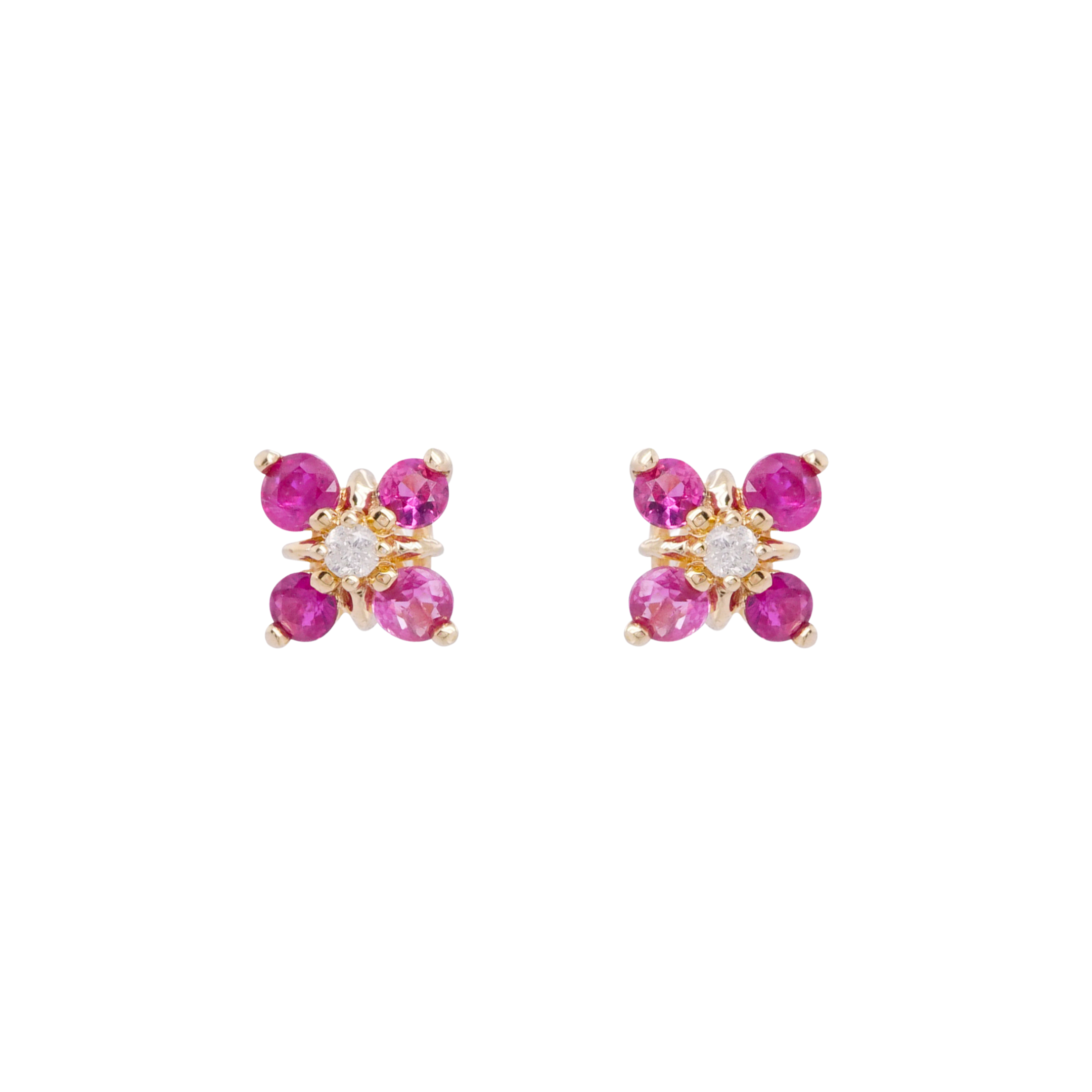 Santan Ruby Studs