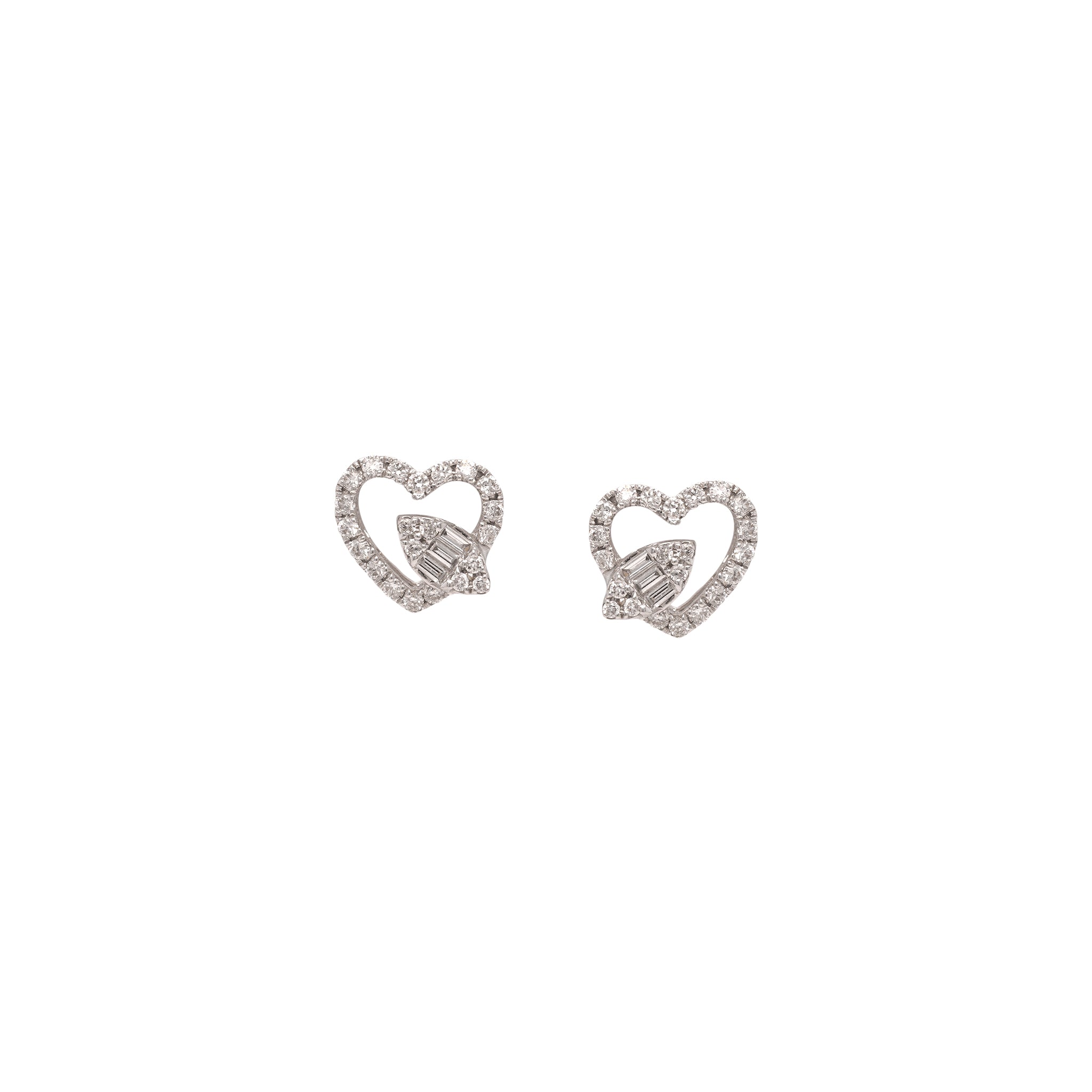 Petite Heart Studs