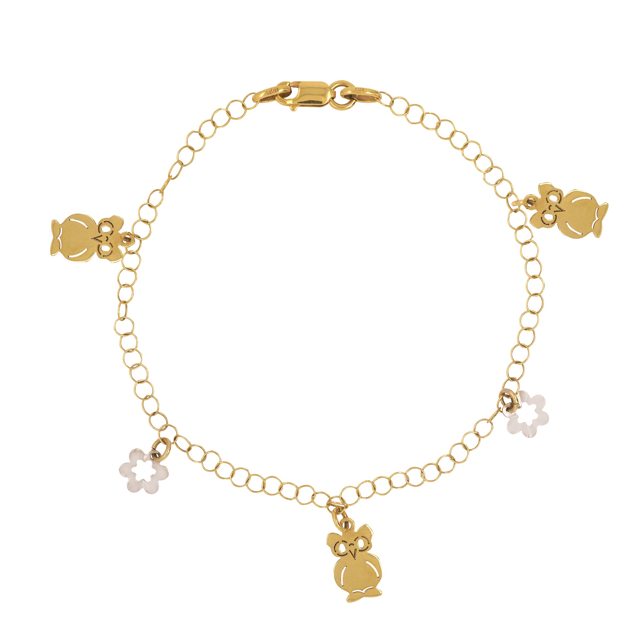 Petals & Perch Charm Bracelet
