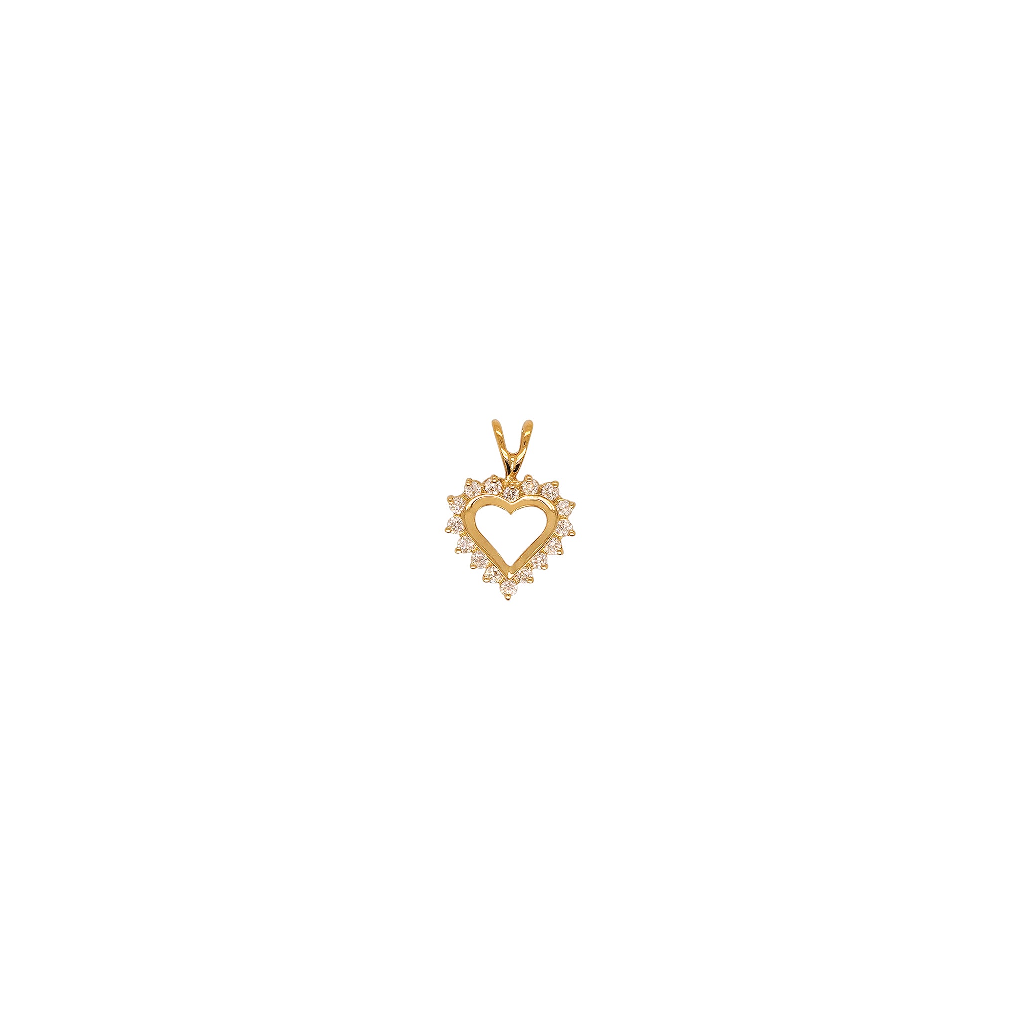 Pave Heart Pendant
