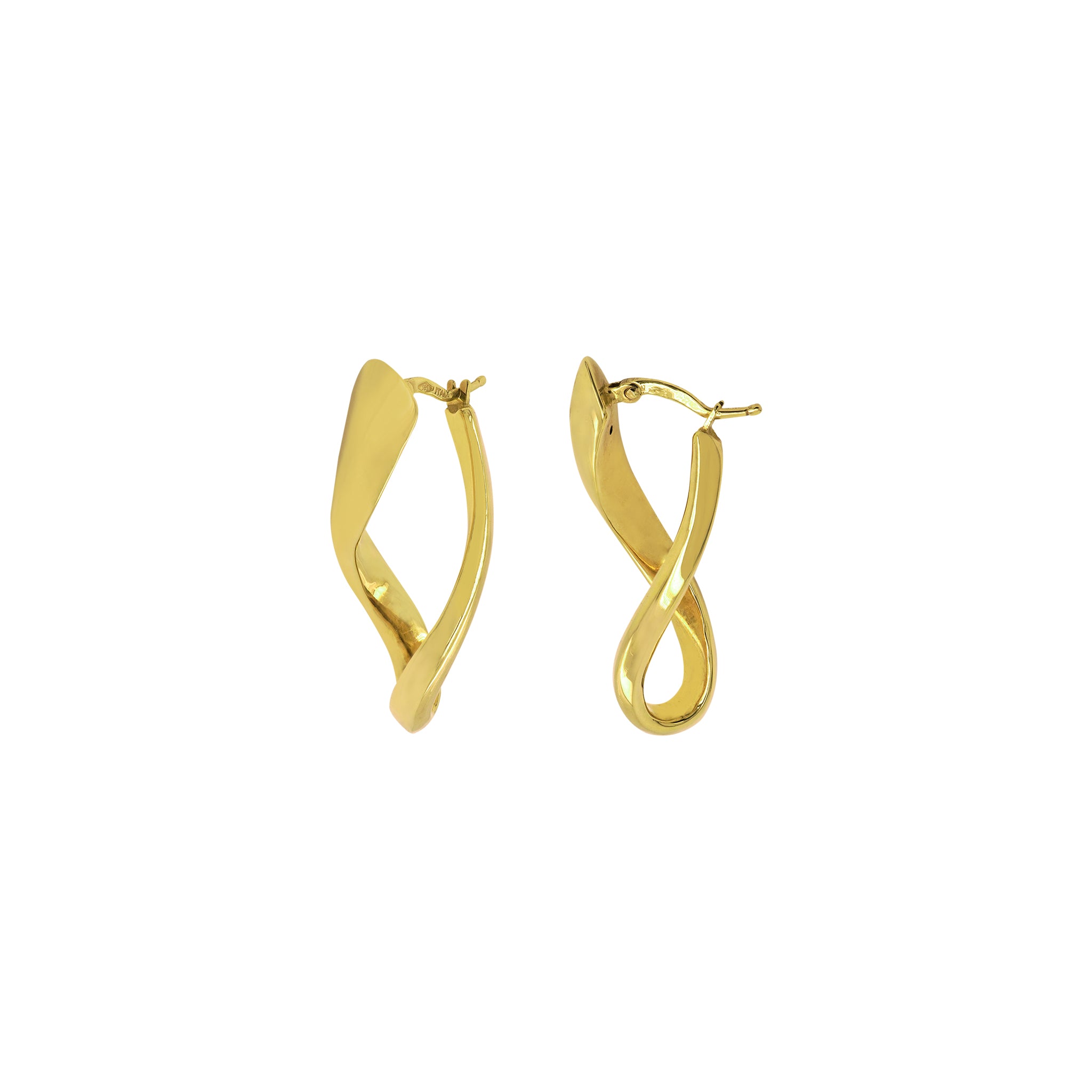 Infinity Twist Earring