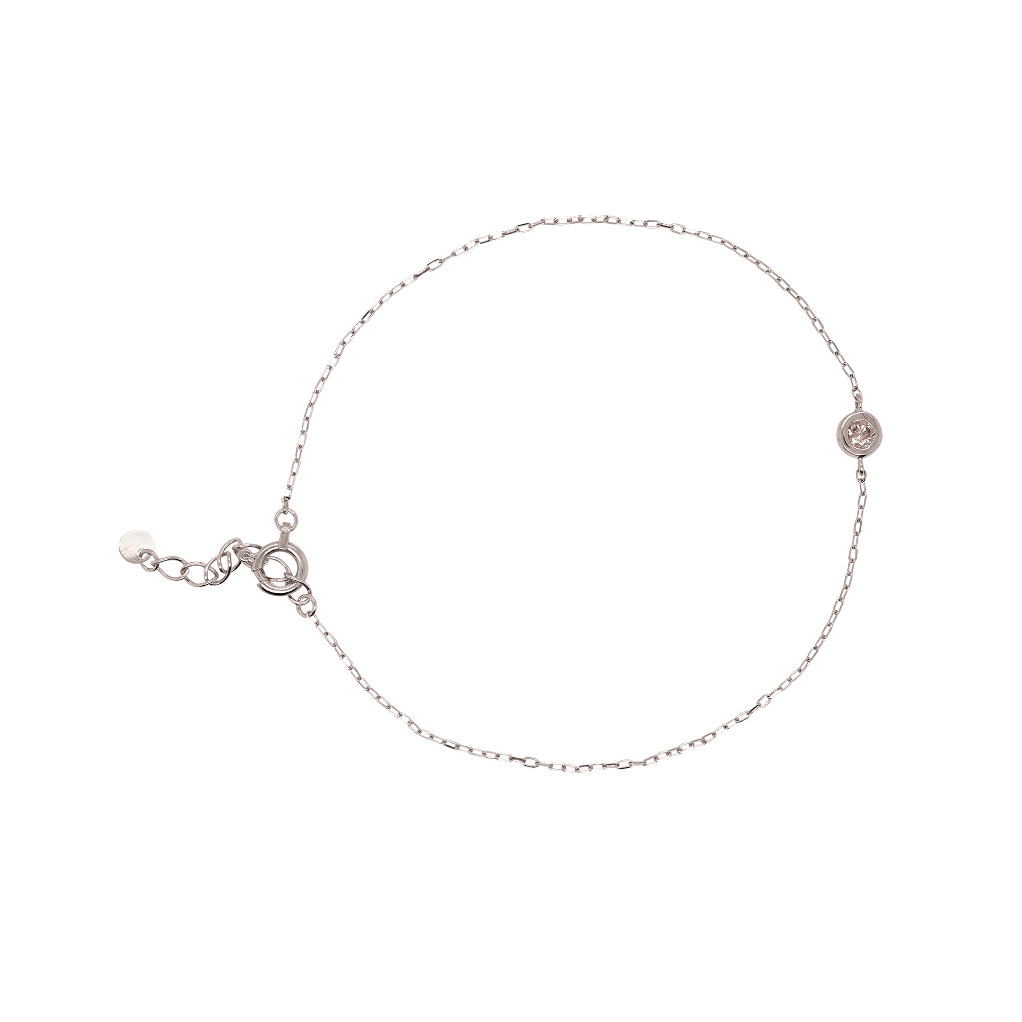 The Minimalist Solitaire Bracelet