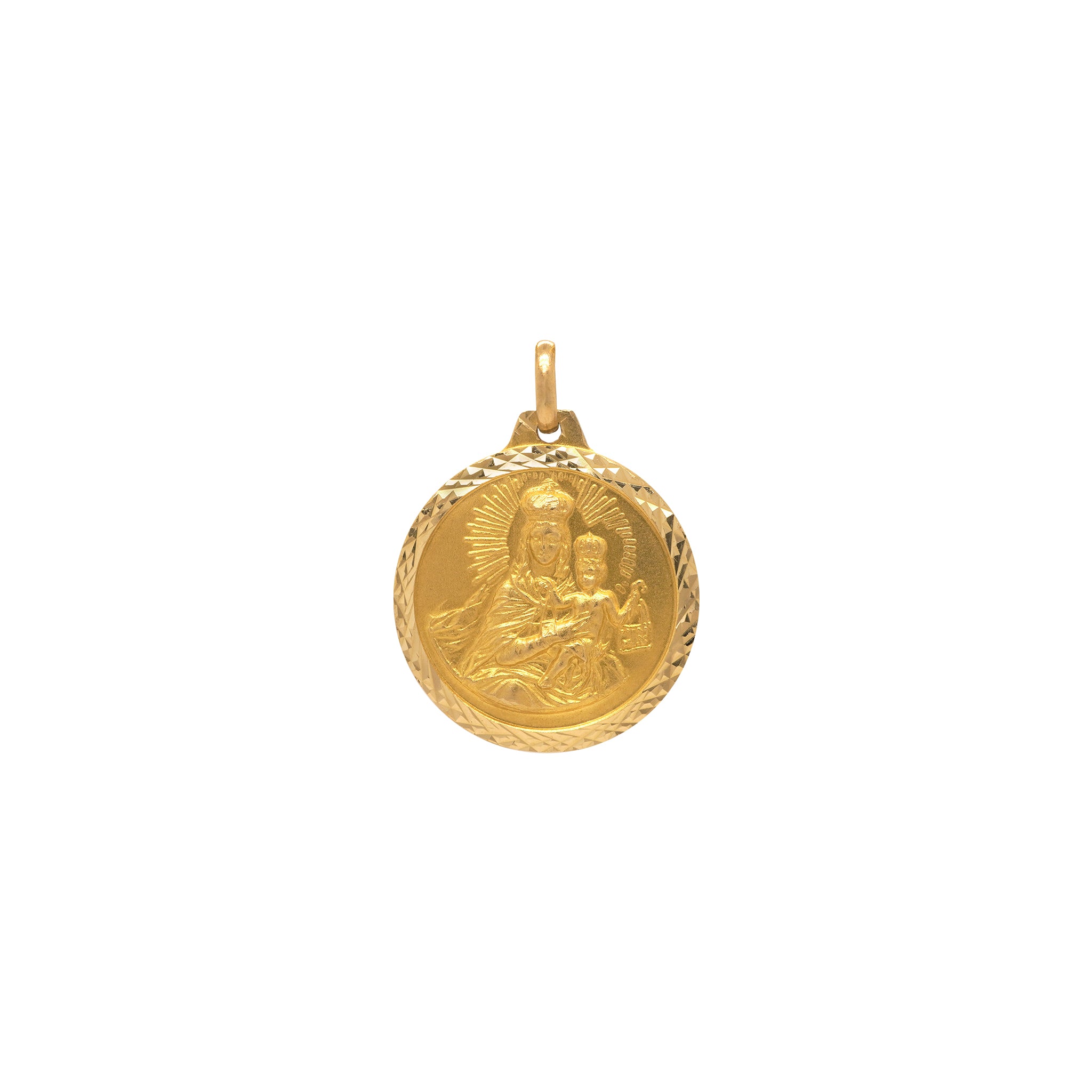 Sacred Heart & Our Lady of Mount Carmel Medal Pendant