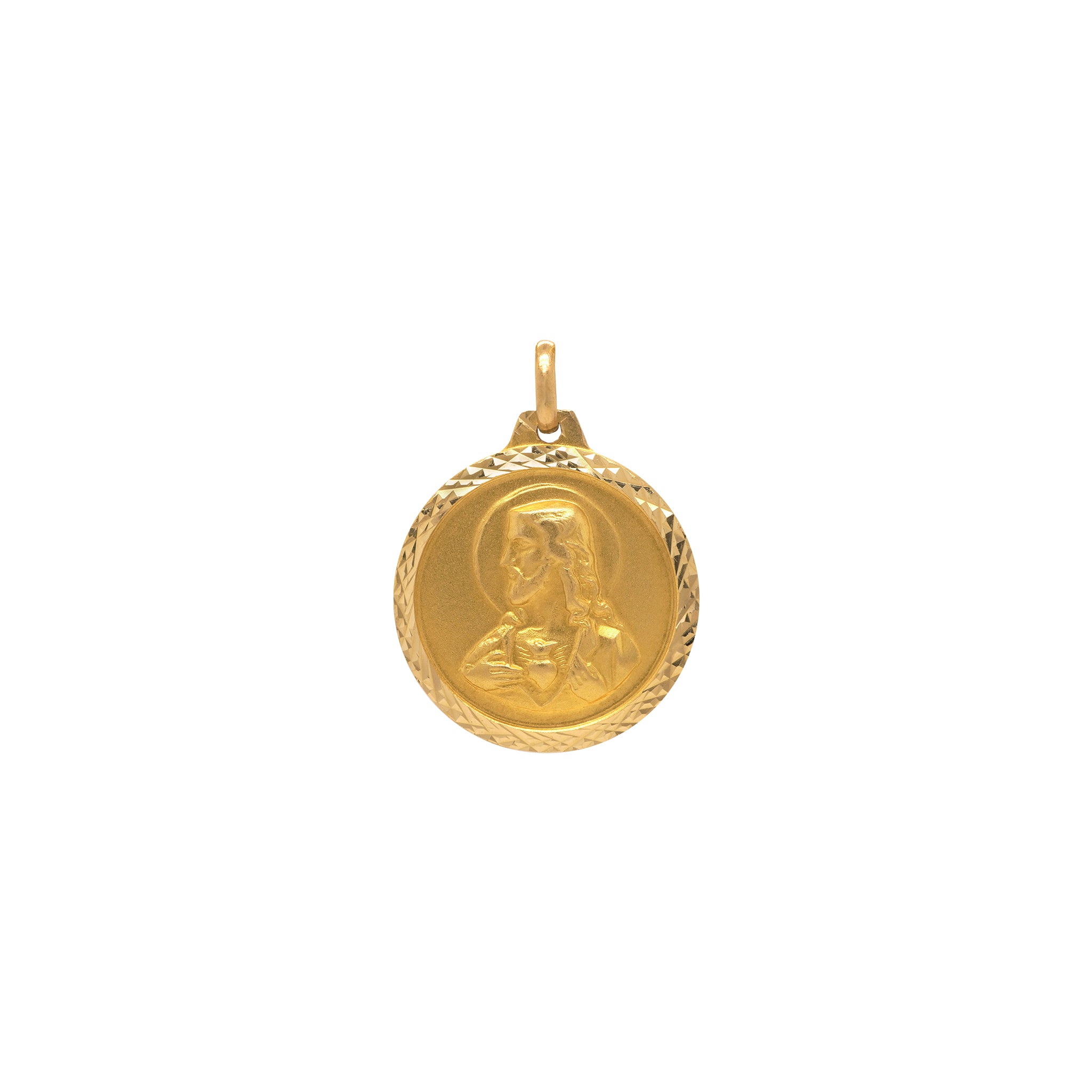 Sacred Heart & Our Lady of Mount Carmel Medal Pendant
