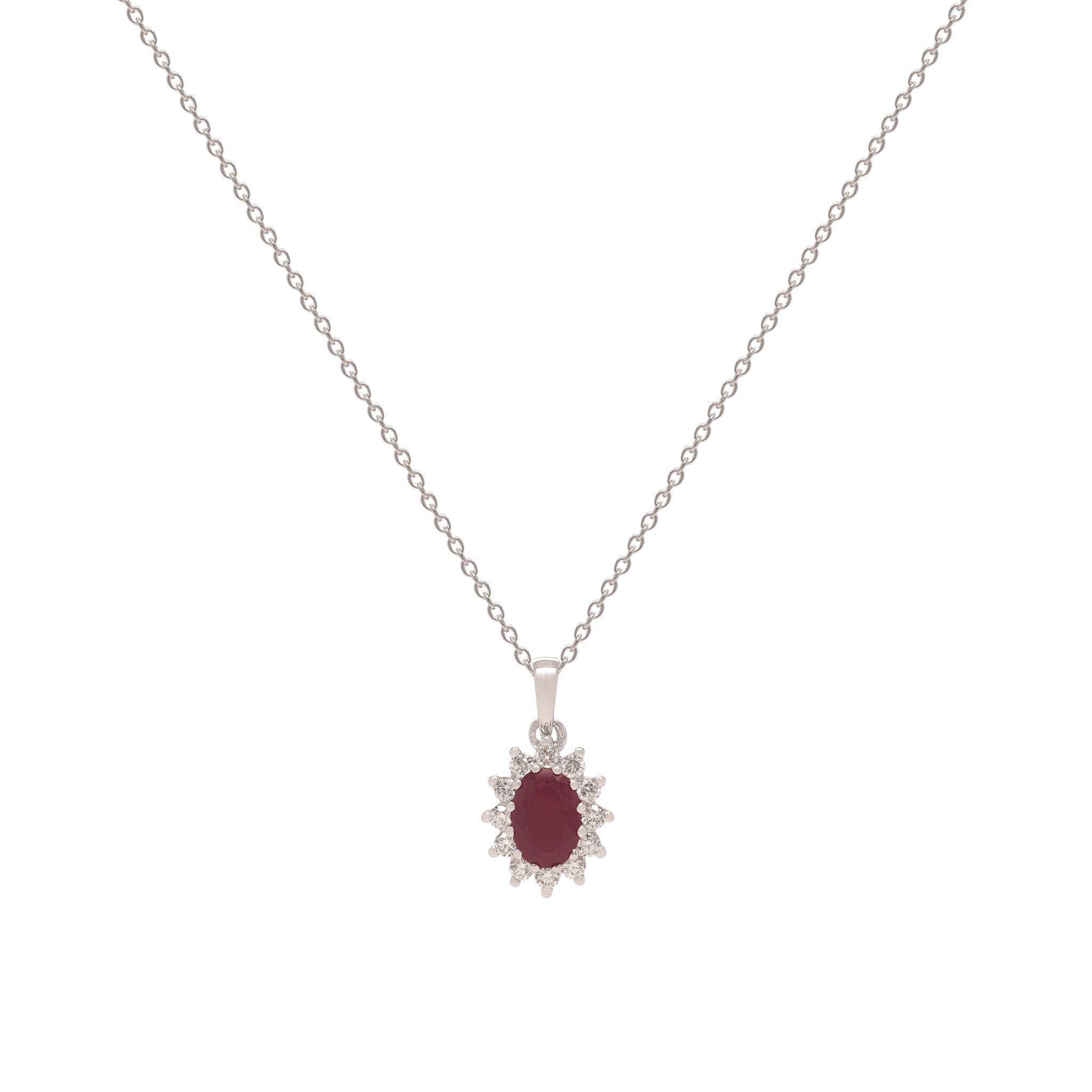 Seraphine Ruby & Diamond Necklace