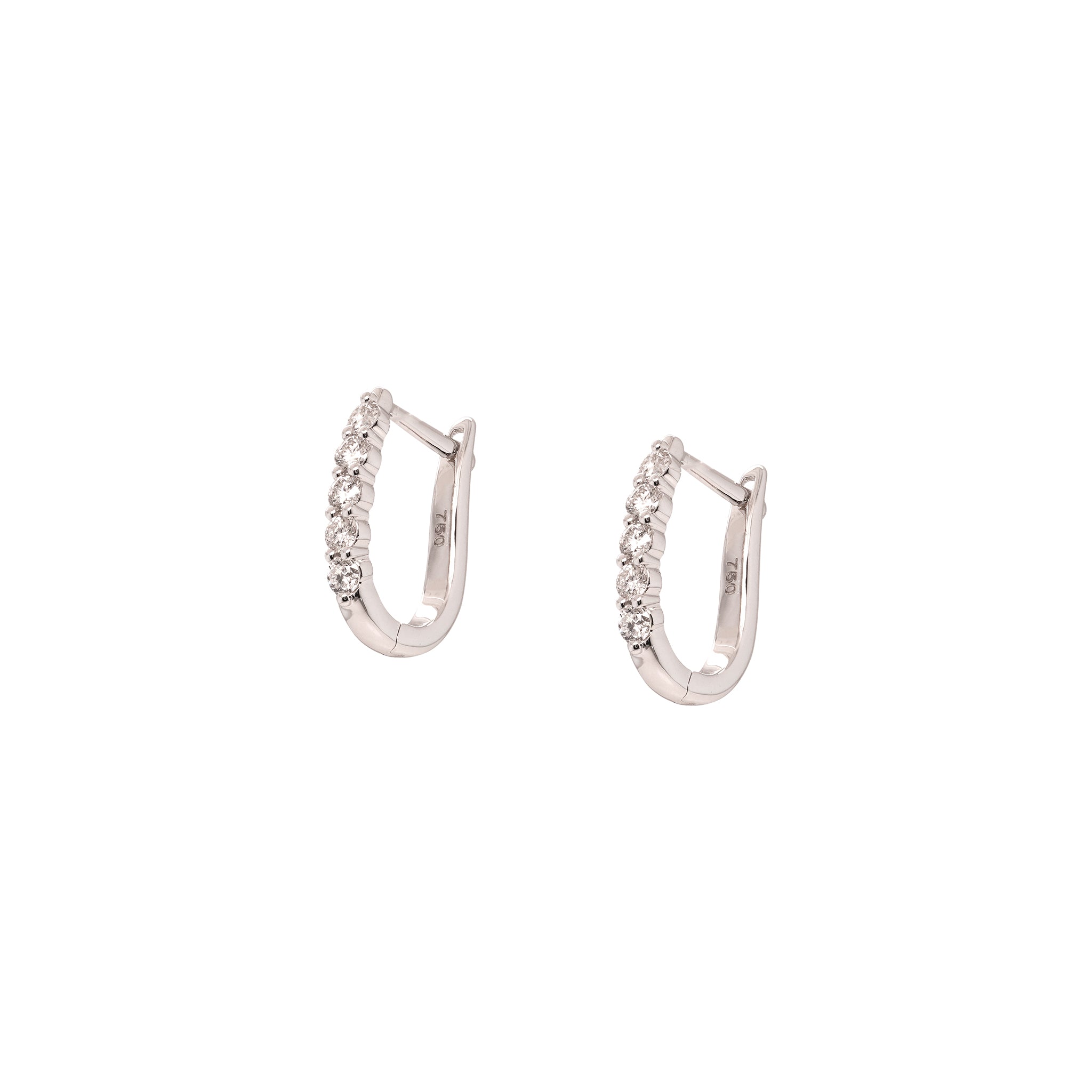 Edge Diamond Ear Clips