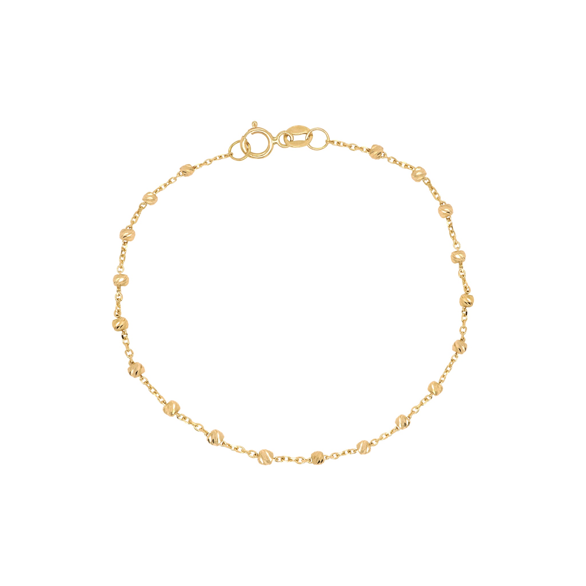 Yellow Gold Sphere Bracelet