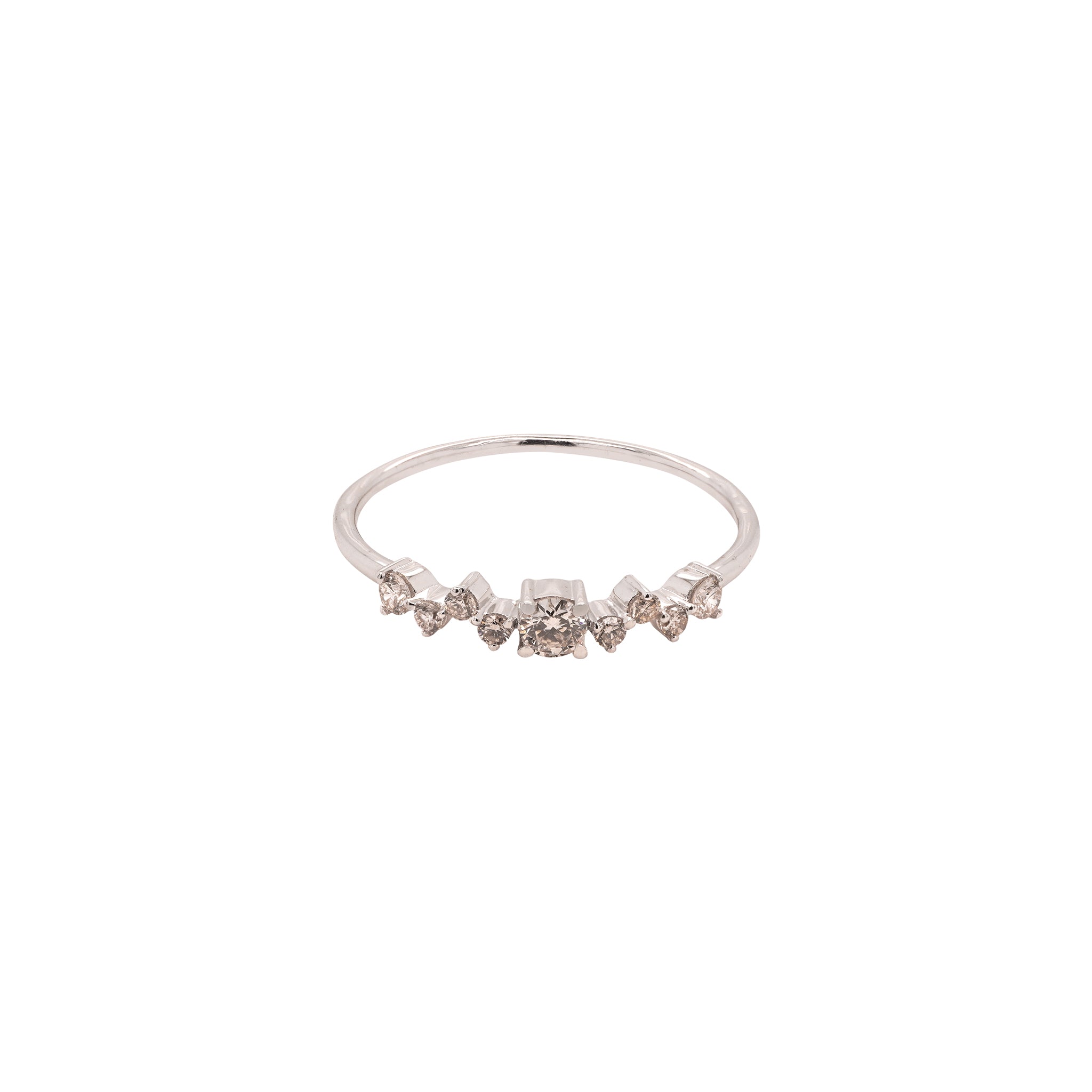 Celeste Nine Diamond Ring