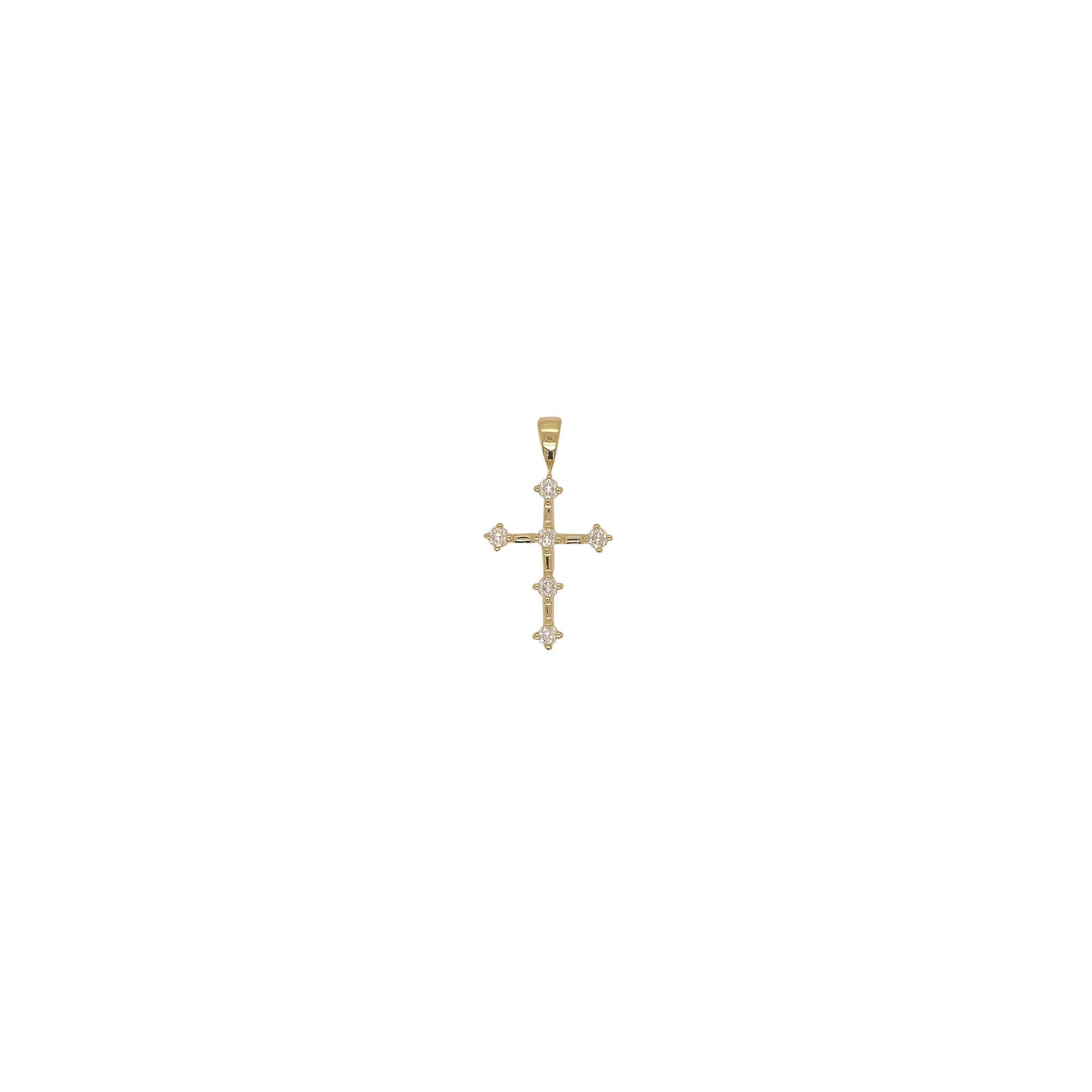 Radiance Diamond Cross Pendant