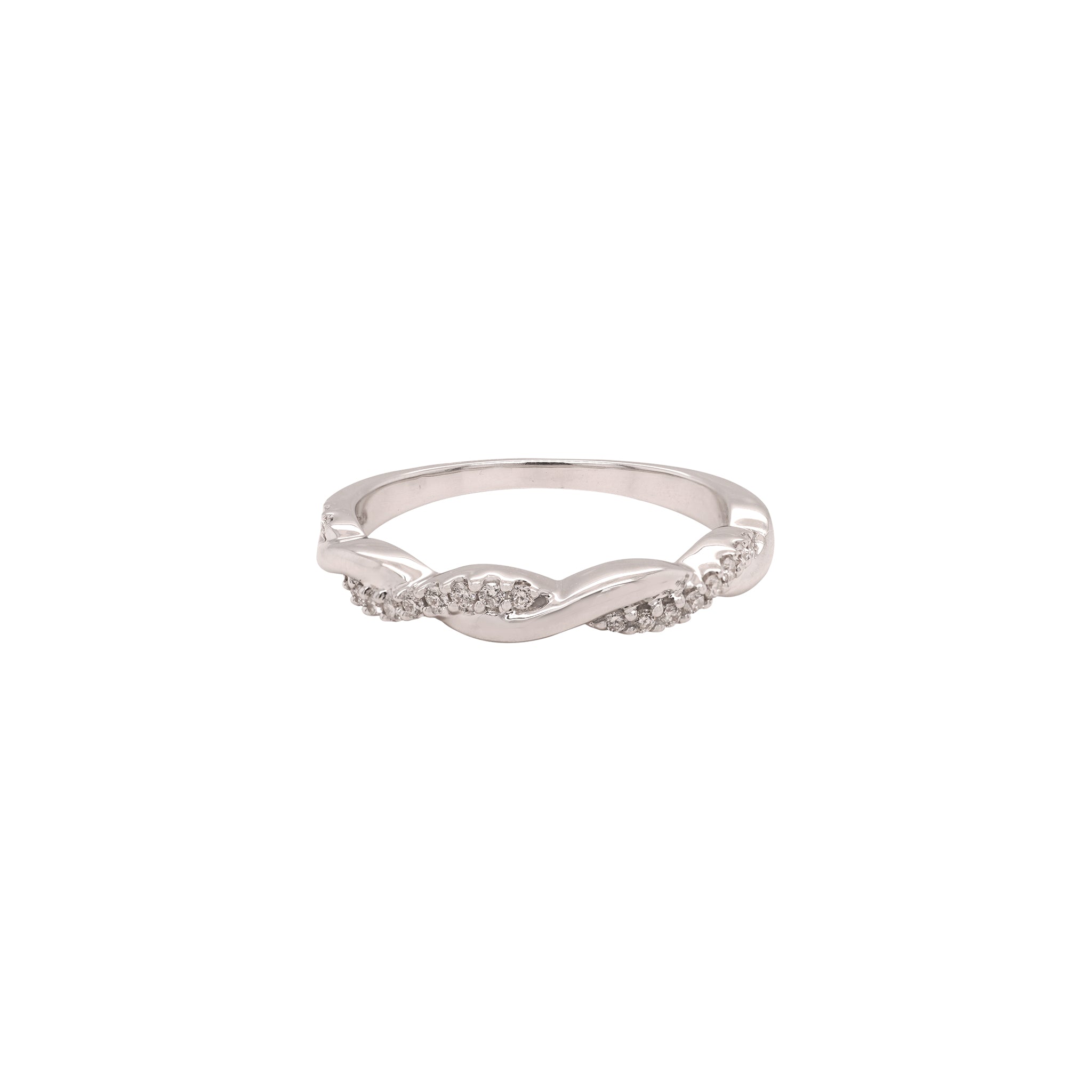 Classic Twisted Diamond Ring