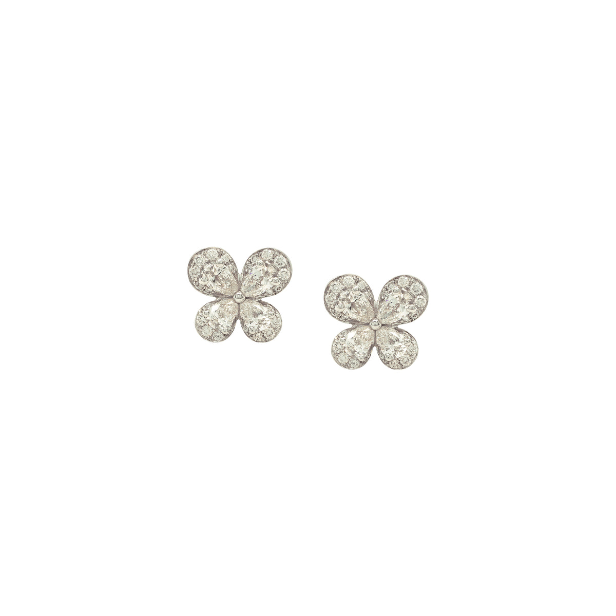 Diamond Butterfly Earrings