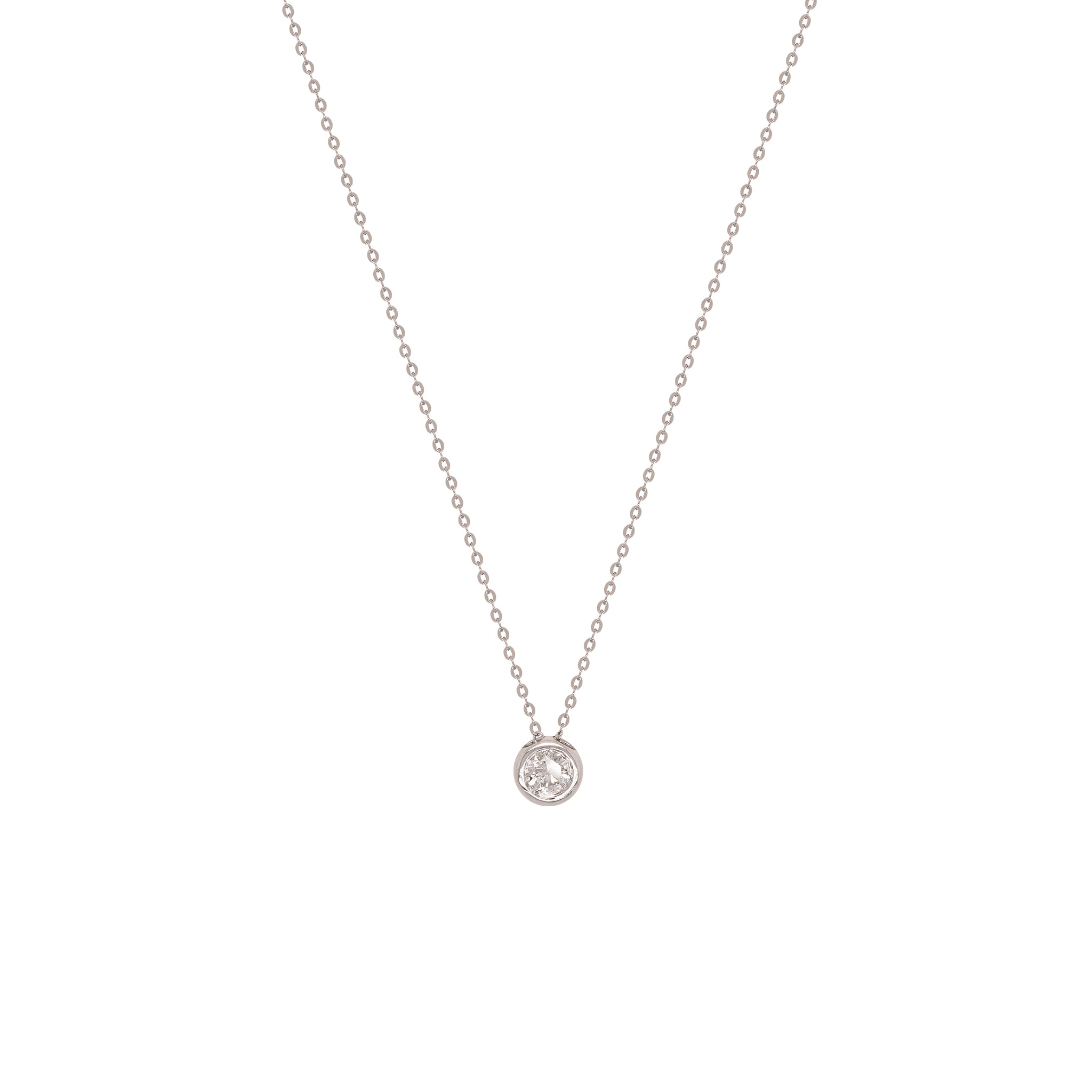 Bezel Solitire Pendant
