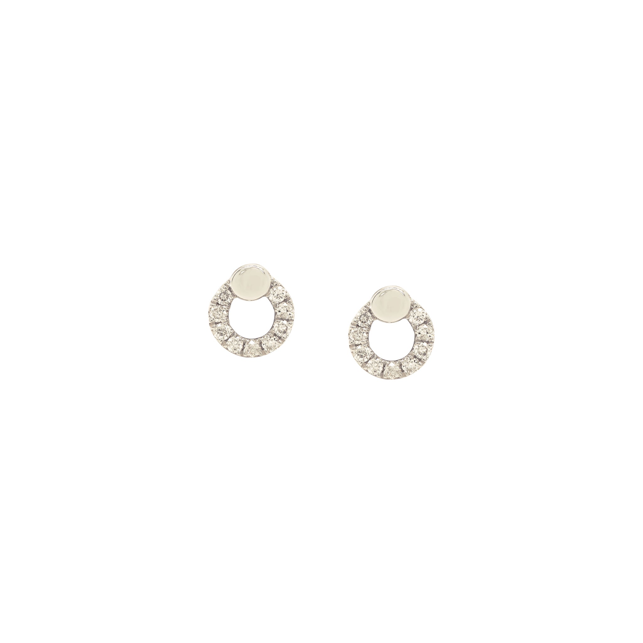 Circle Halo Studs