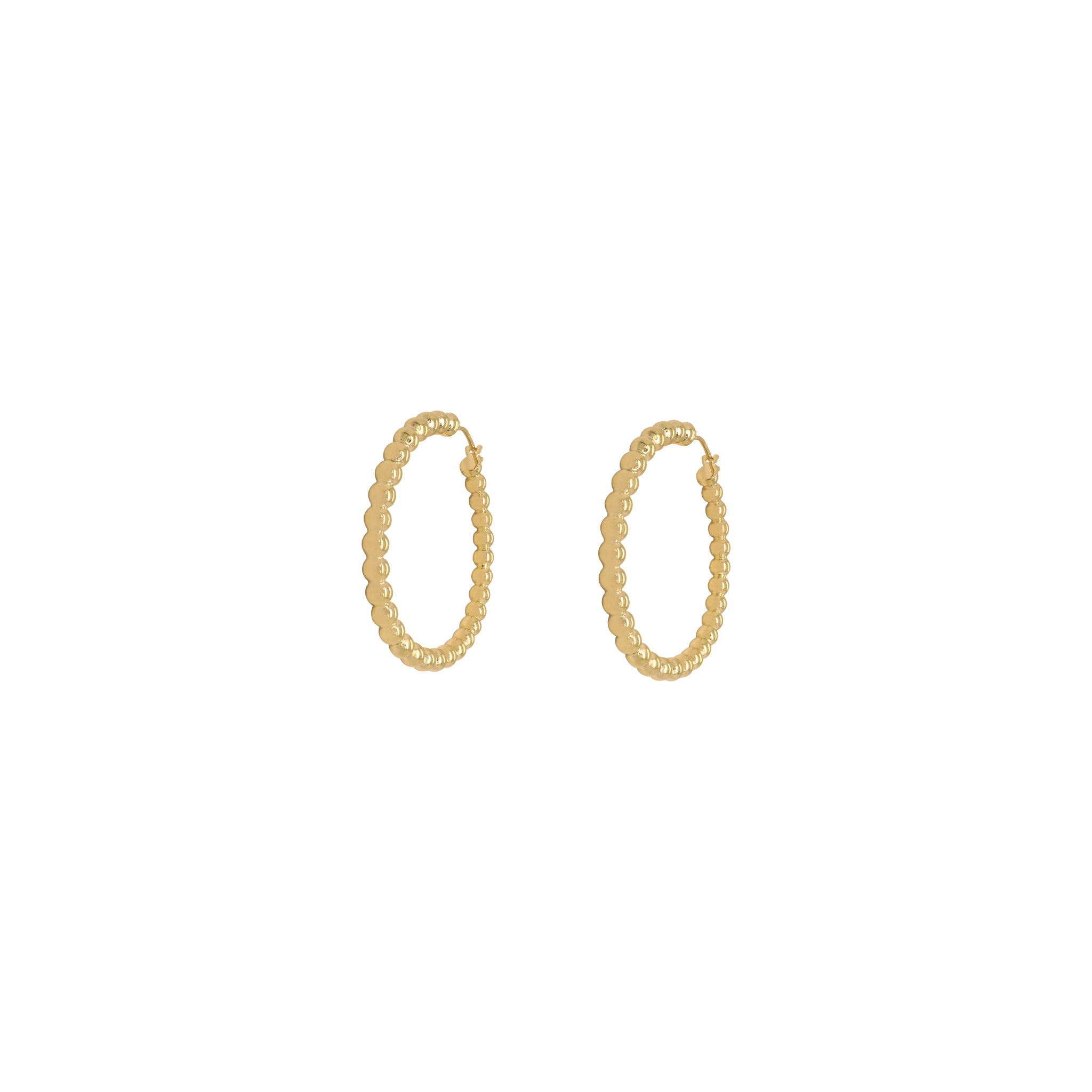 Solea Beaded Hoop Earrings