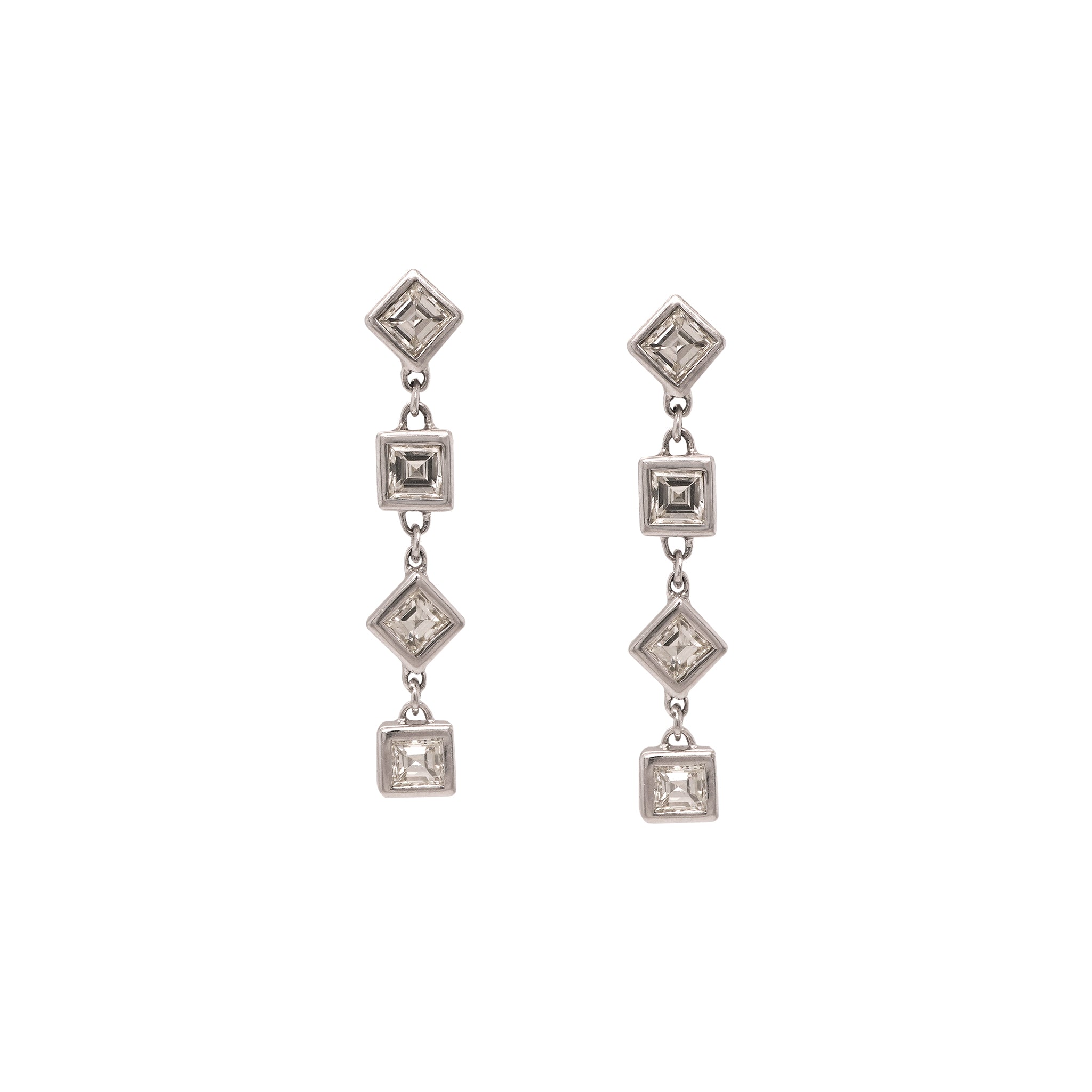 Celeste Diamond Drop Earrings