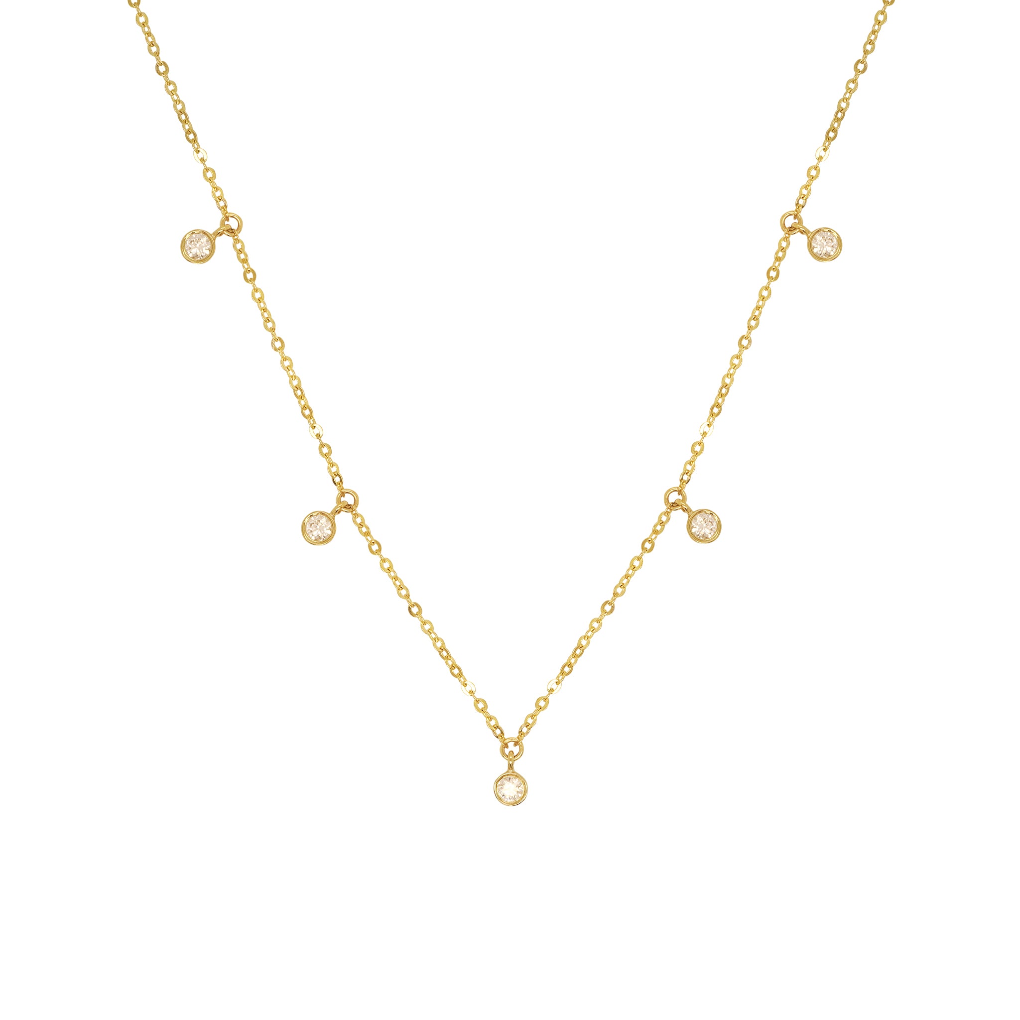 Diamond Drop Necklace