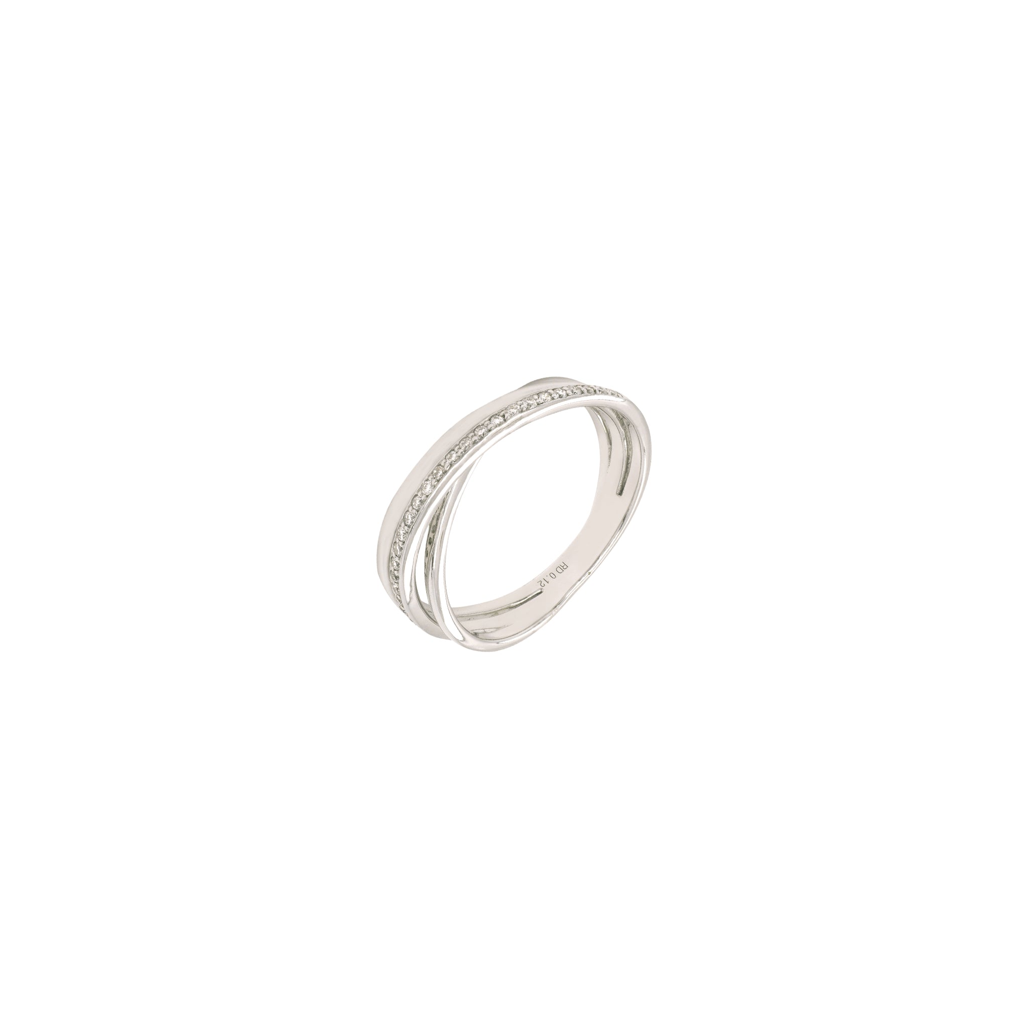 Entwined Diamond Ring