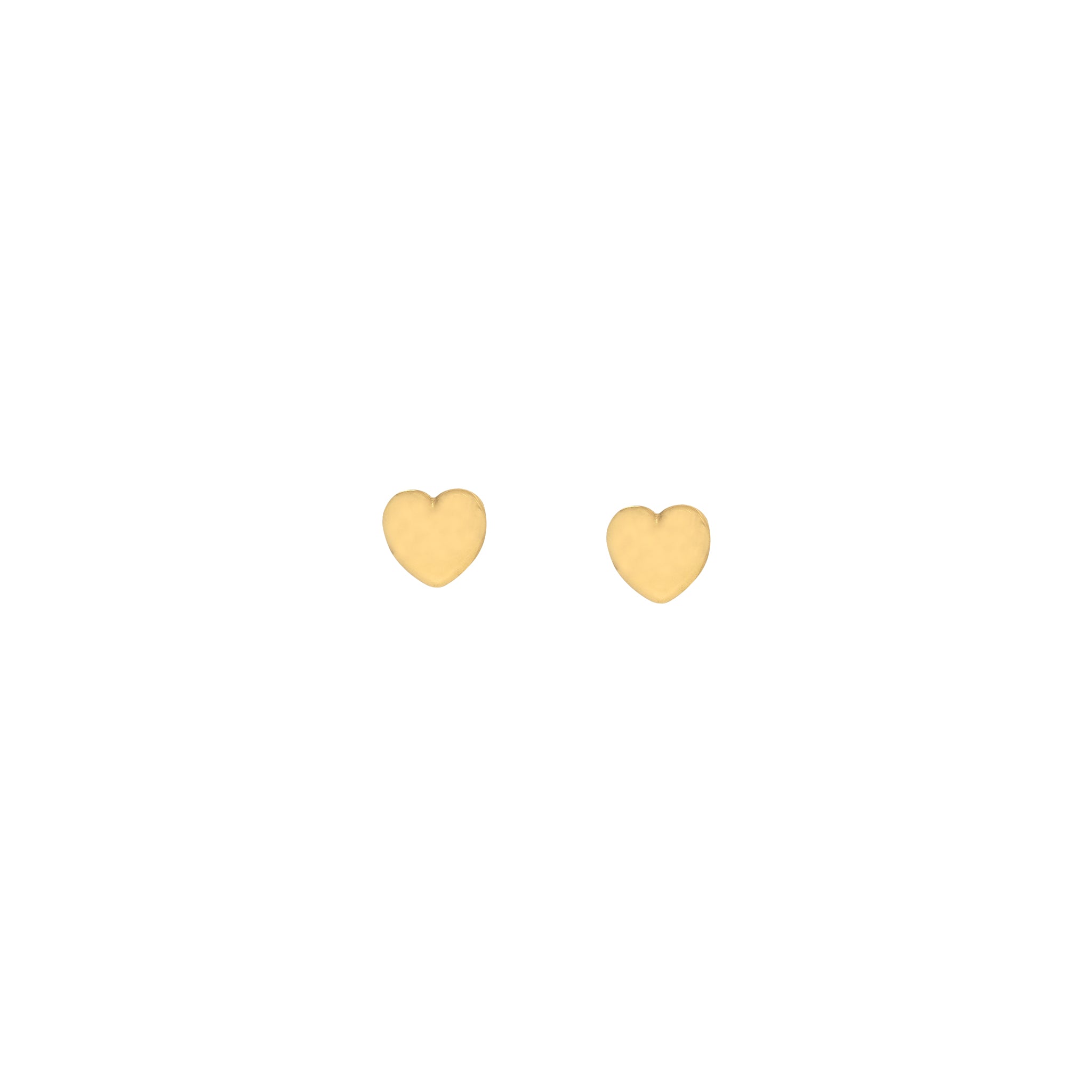 Celine Heart Stud Earrings