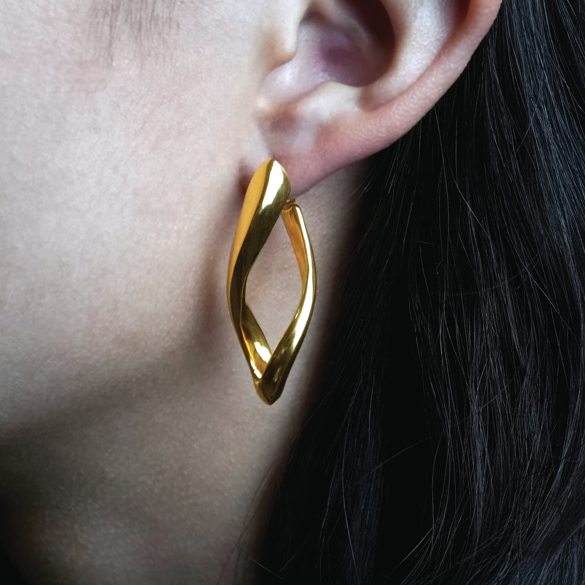 Revolve Yellow Earrings