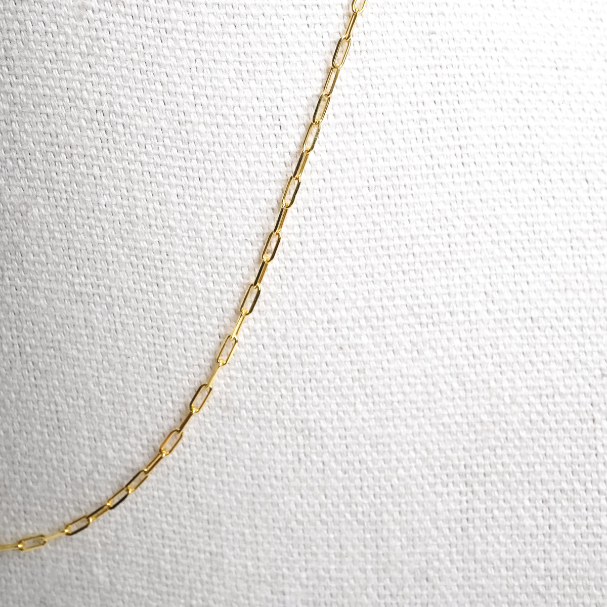 Adjustable Paperclip Gold Chain