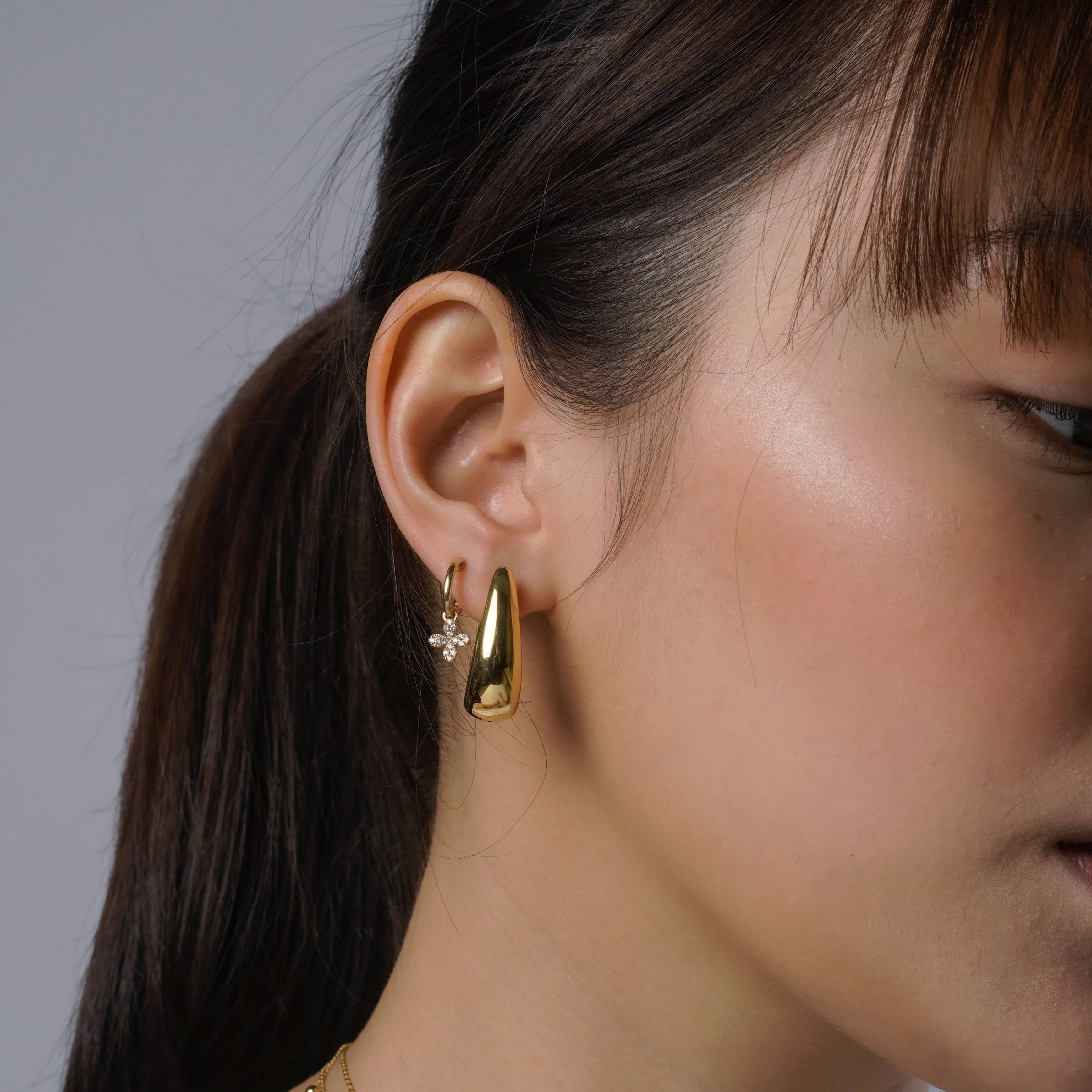 Golden Clover Earrings