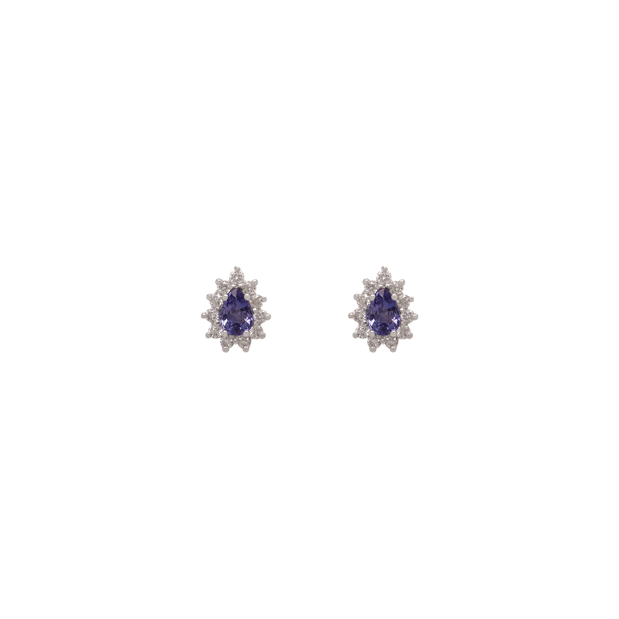 Celeste Sapphire Studs