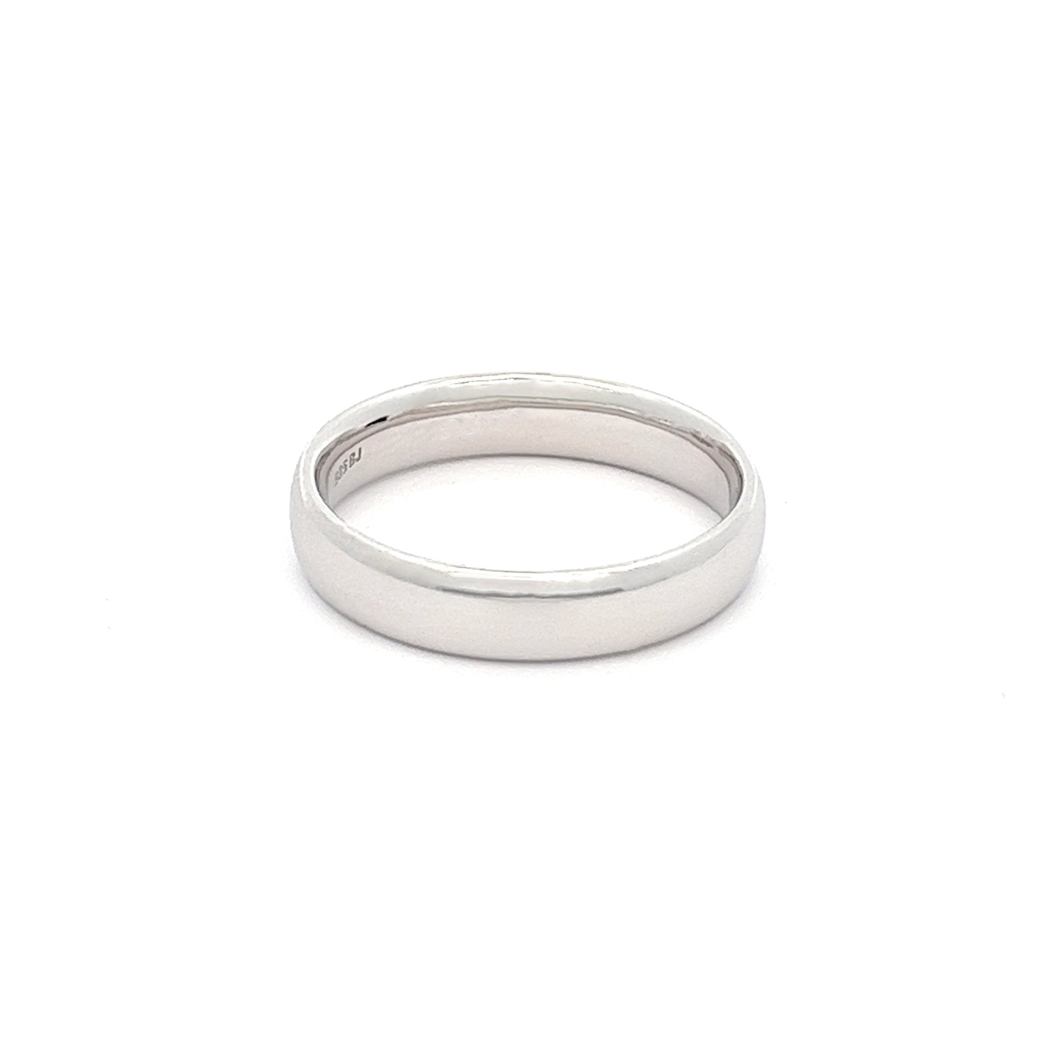 Minimalist White Gold Ring