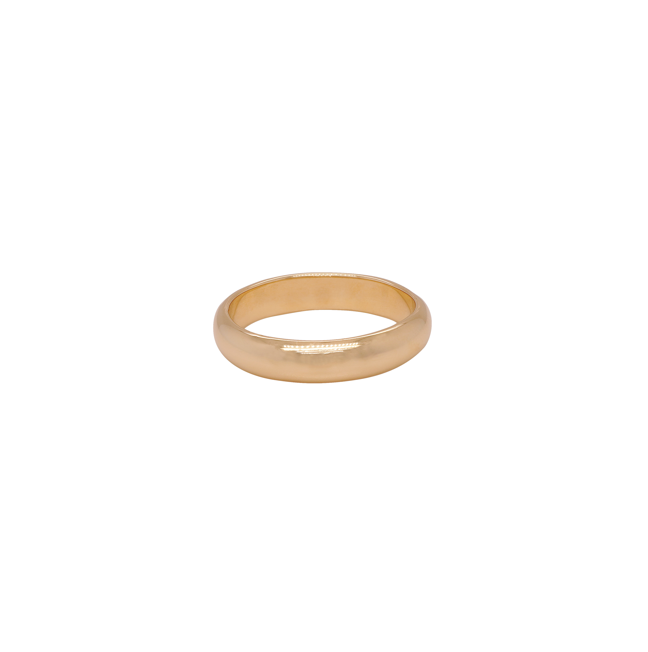 Comfort Fit Yellow Gold Ring