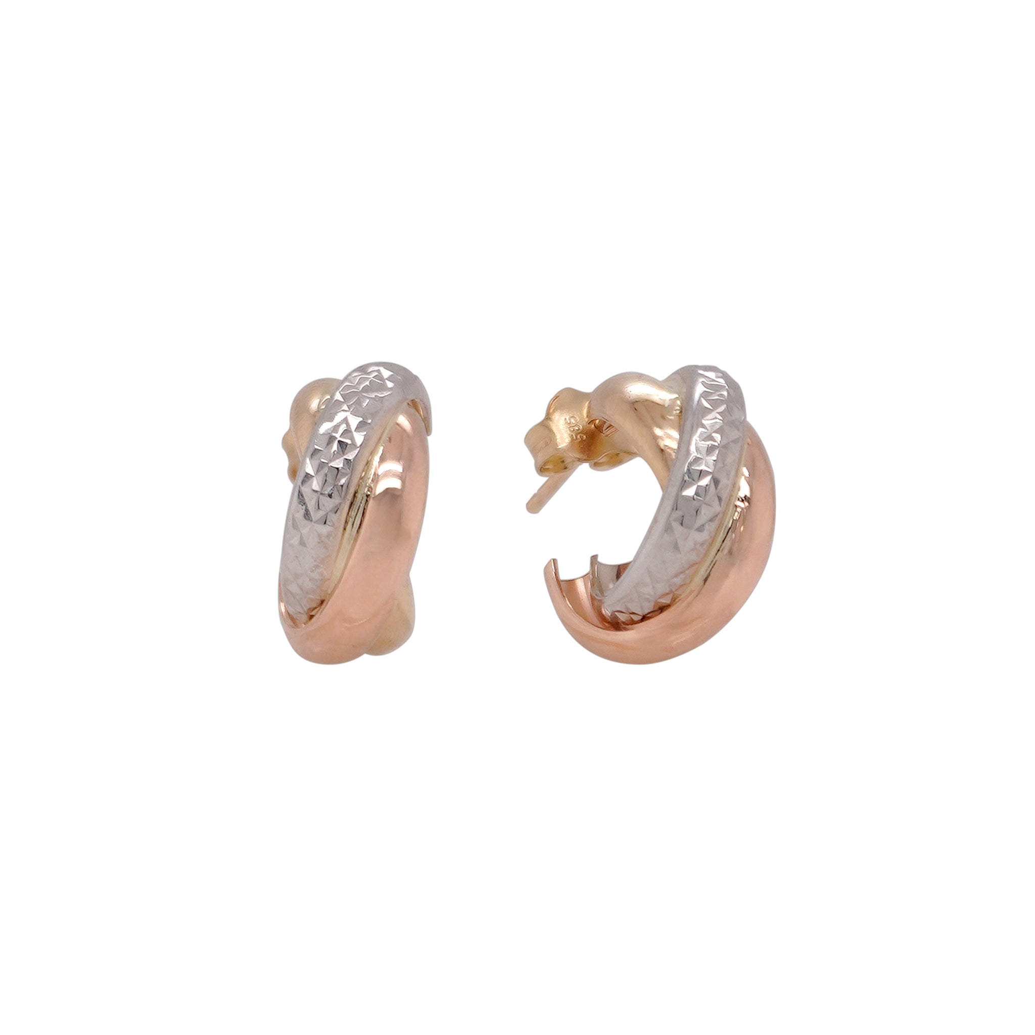 Celestial Half Creola Earrings