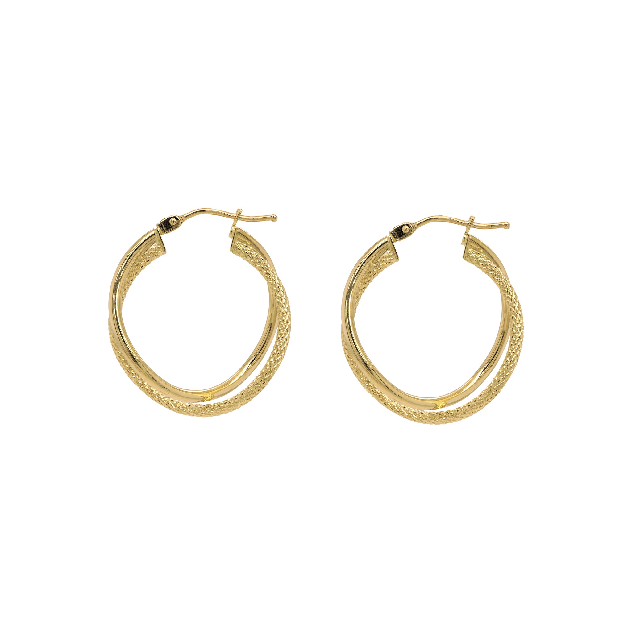 Golden Orbit Hoops