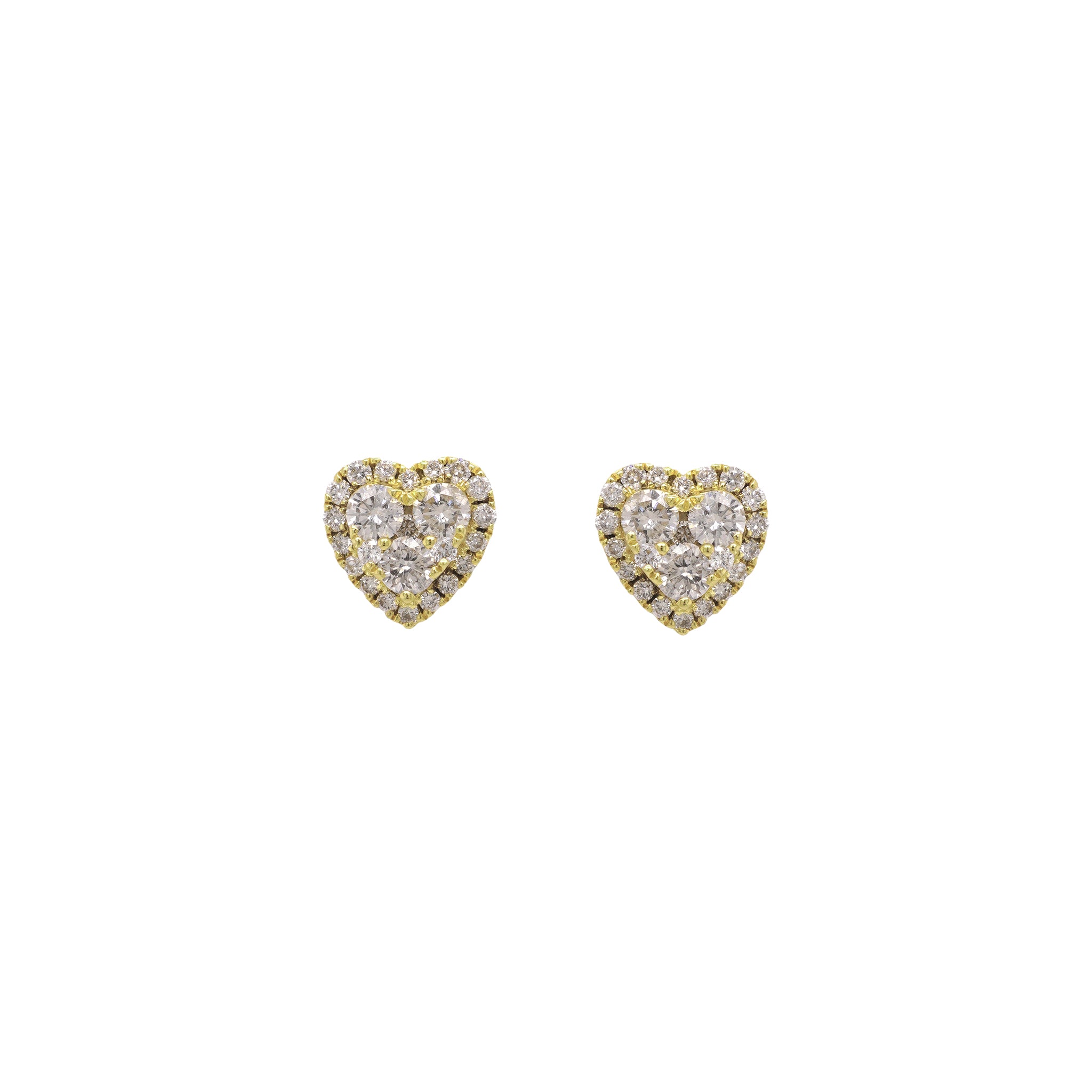 Yellow Cherish Diamond Earrings