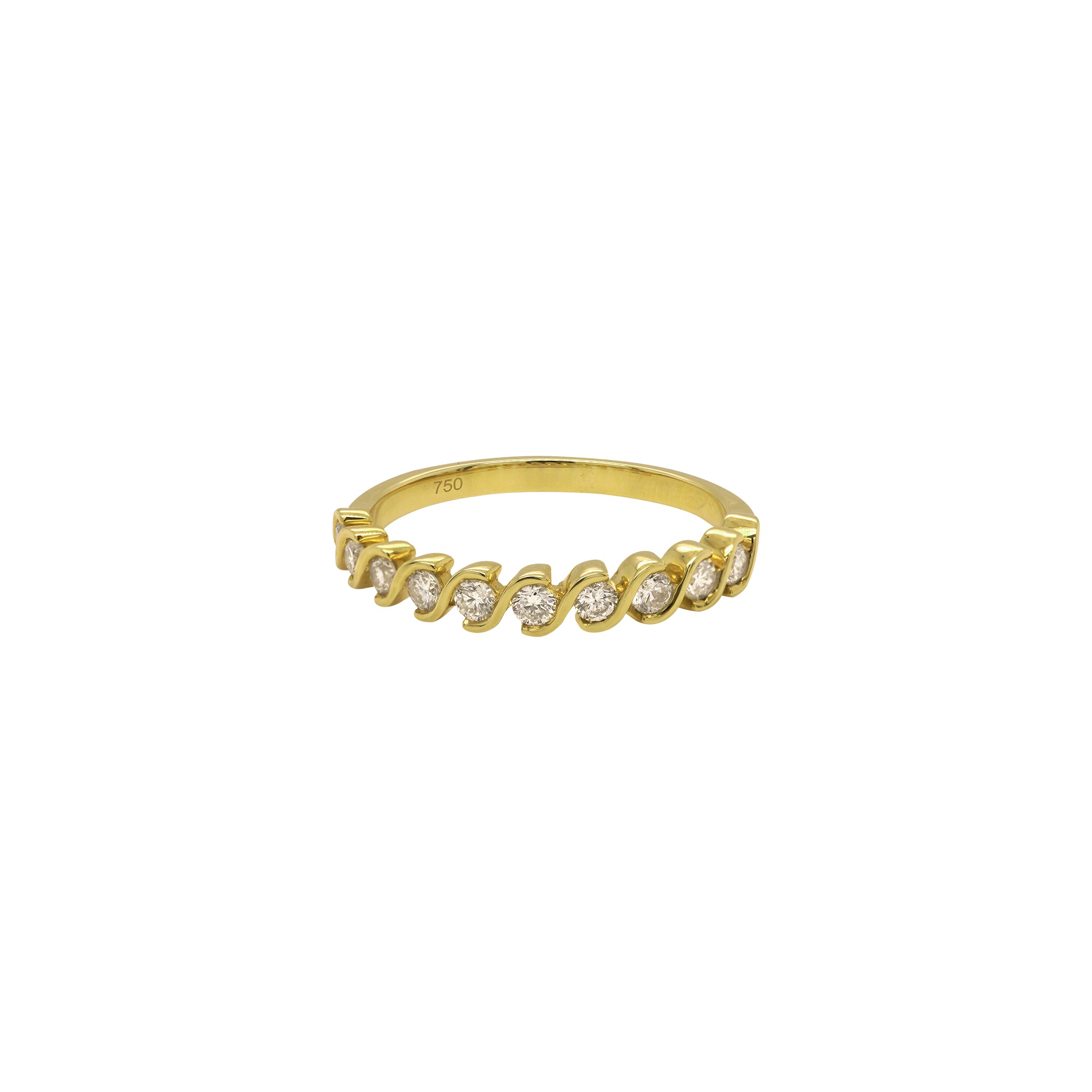 Twilight Swirl Diamond Ring