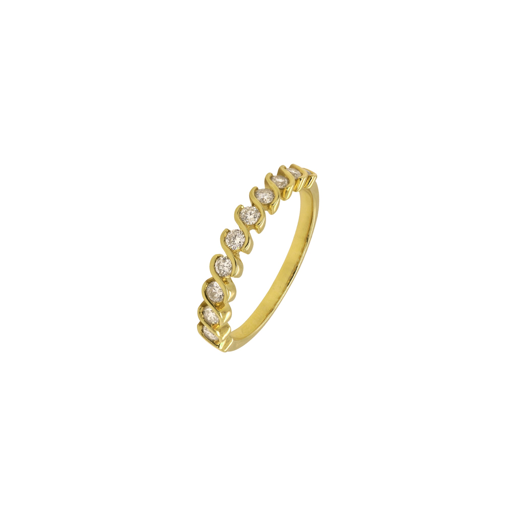 Twilight Swirl Diamond Ring