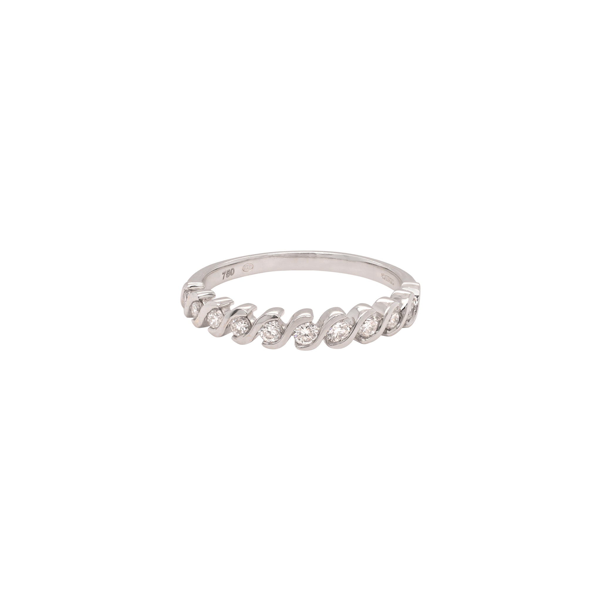 Twilight Swirl Diamond Ring