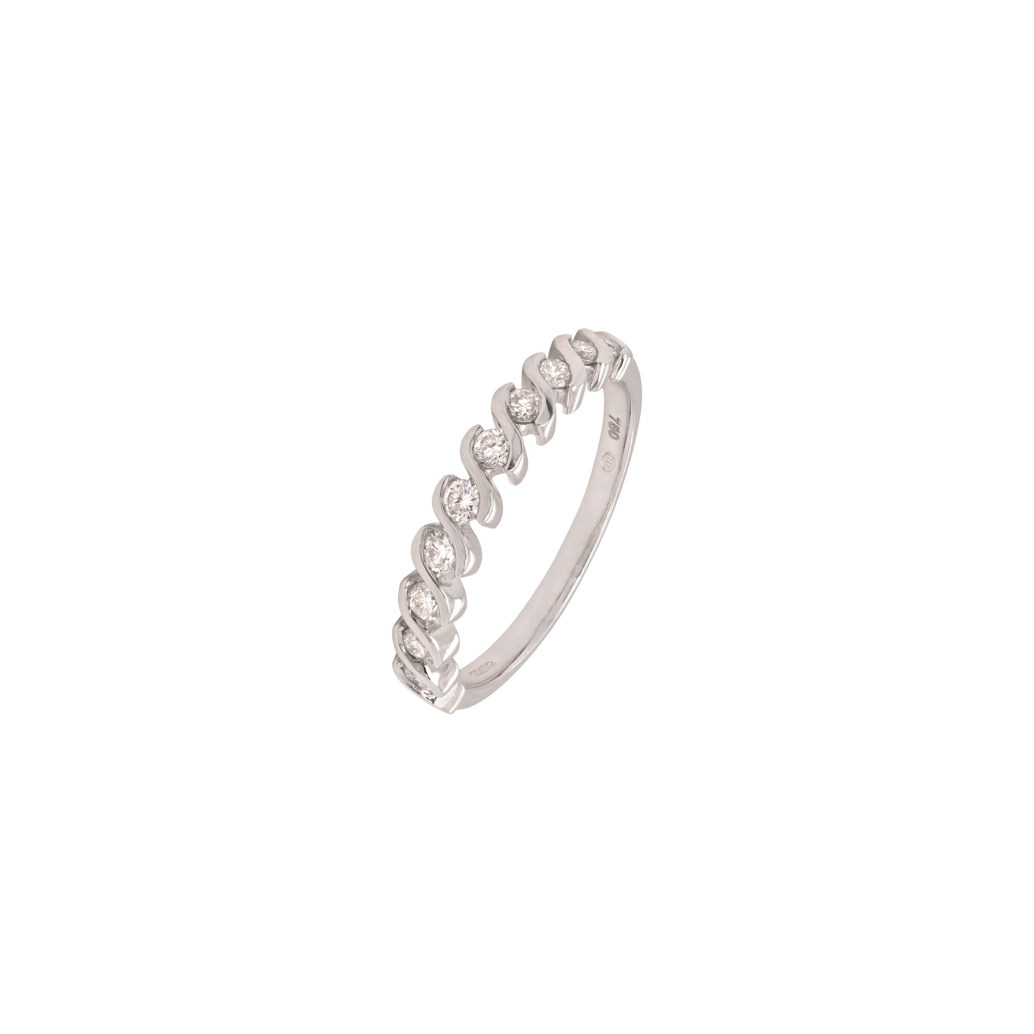 Twilight Swirl Diamond Ring