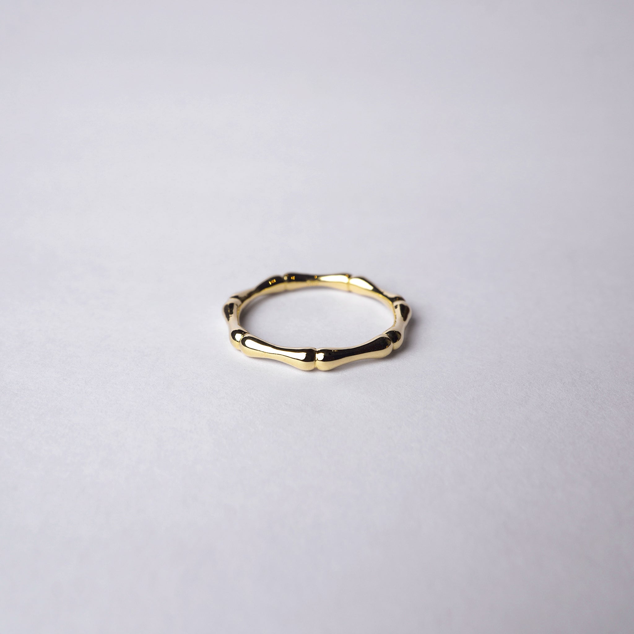 Bamboo Yellow Gold Ring